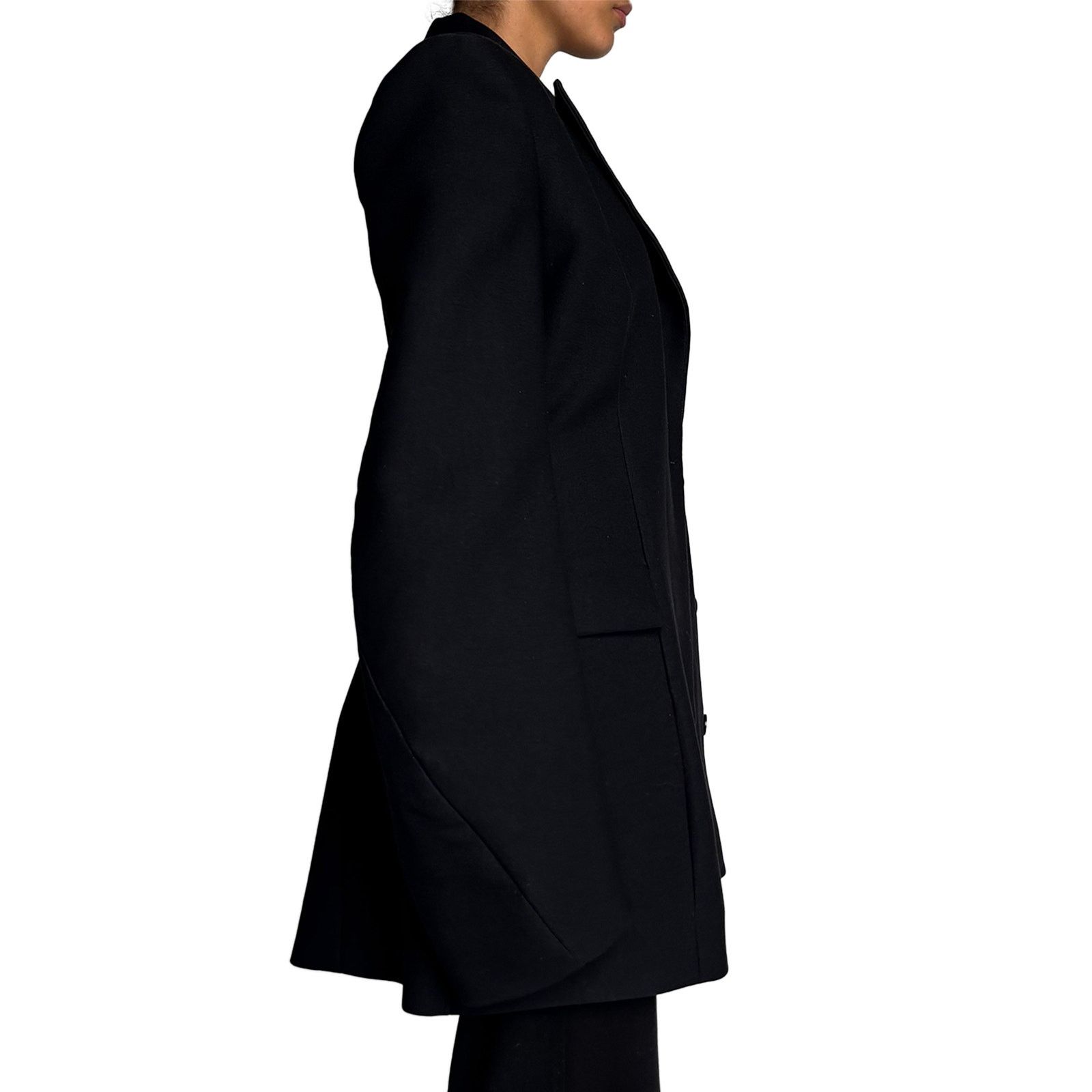 H&M AW23 Black Blazer Size XXS / US 00 / IT 34 - 2 Thumbnail