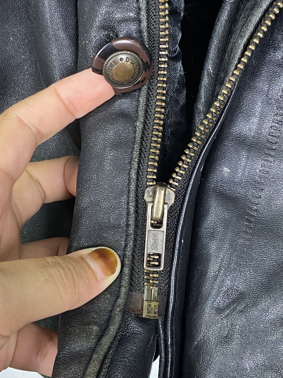 Leather D’Homme A Homme Leather Jacket Size US L / EU 52-54 / 3 - 13 Thumbnail