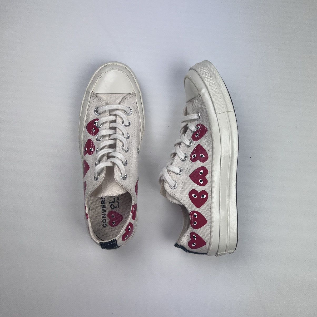 Comme des Garcons × Converse × Japanese Brand Converse x Comme des Garçons Play Chuck tailor Size US 7.5 / IT 37.5 - 1 Thumbnail