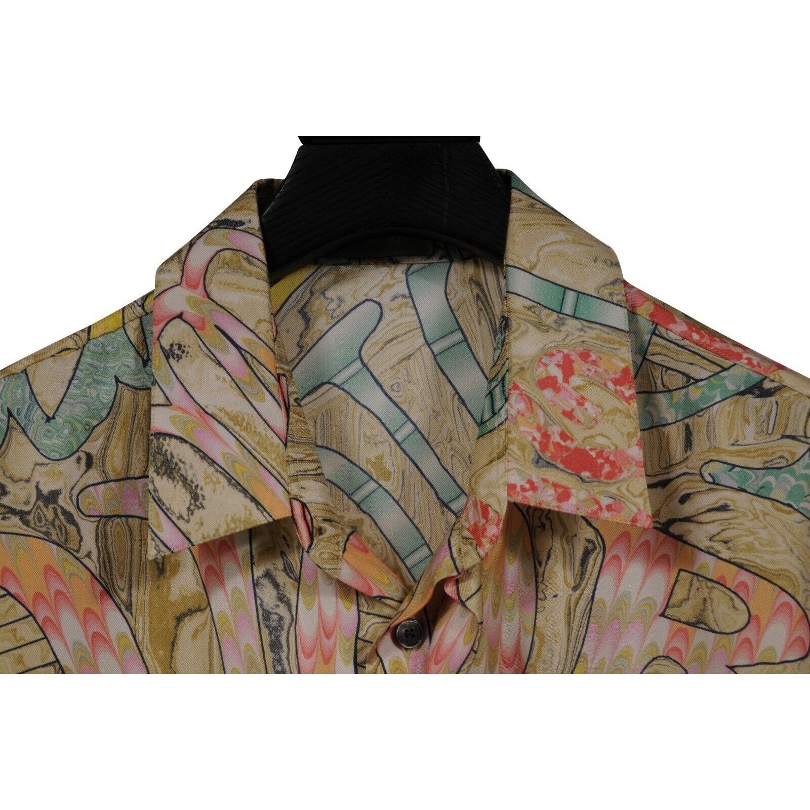 Dior 1 of 1 Logo Button Down Shirt IT 39 Silk Size US M / EU 48-50 / 2 - 12 Thumbnail