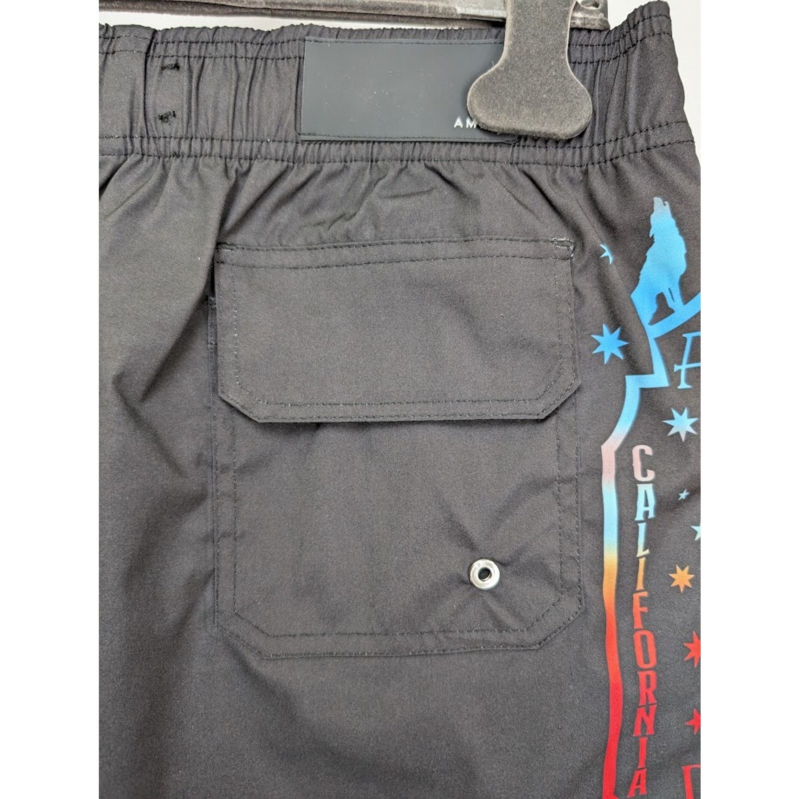 Amiri o1rshd1 Fortune Swim Trunk Shorts in Black Size US 30 / EU 46 - 12 Thumbnail