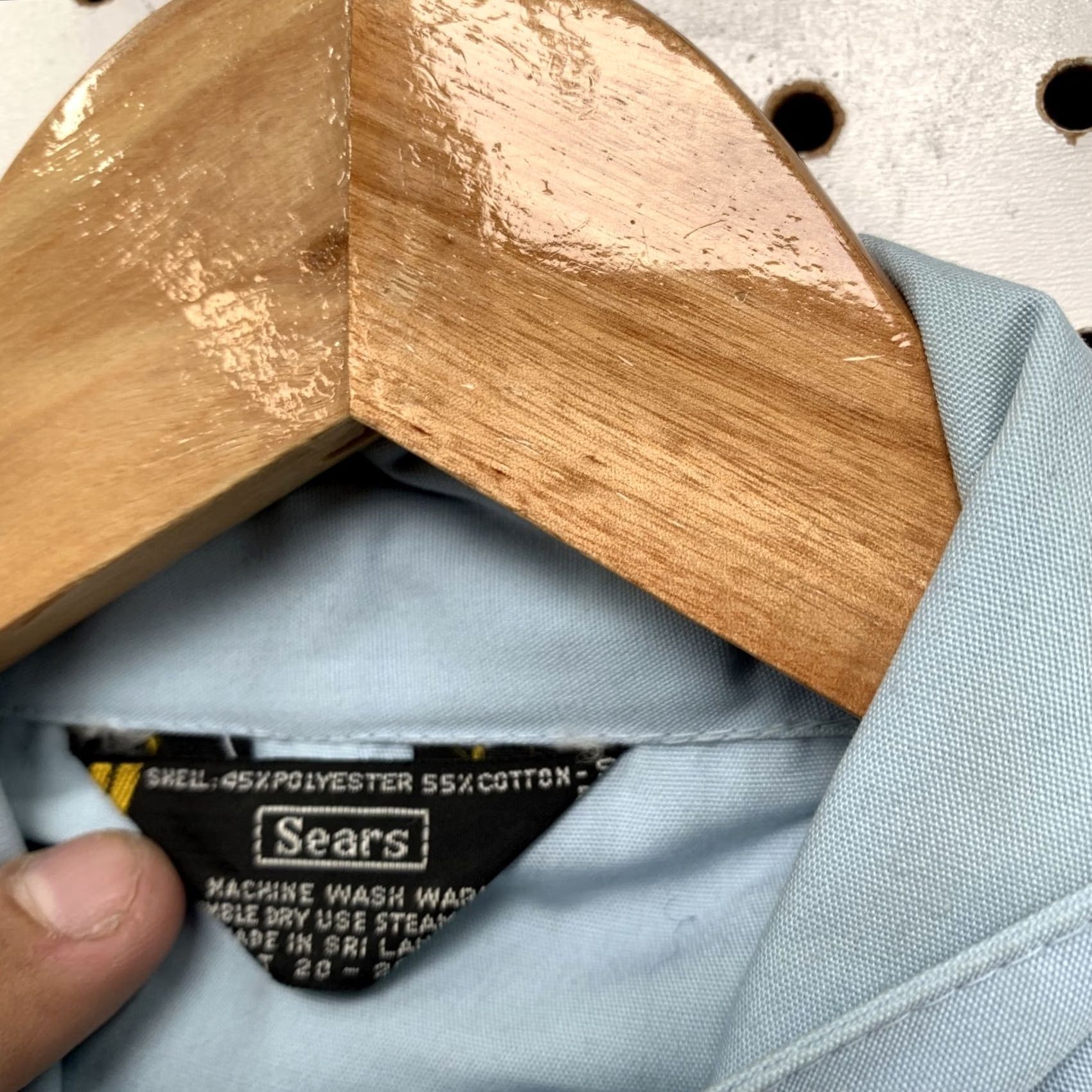 Sears VINTAGE Sears Mens Jacket Light Blue M Full Zip Lined Pockets Outdoor Workwear Size US M / EU 48-50 / 2 - 3 Thumbnail