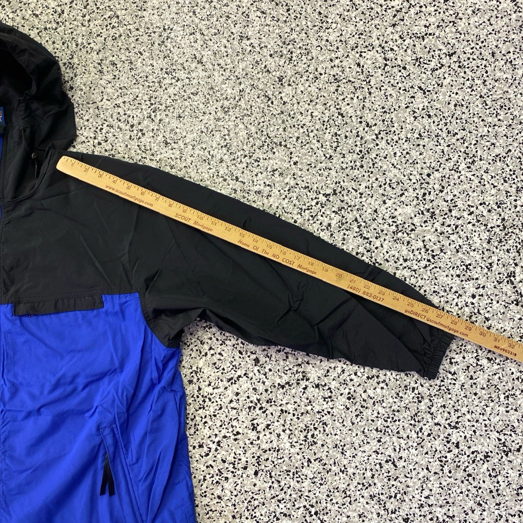 Vintage VINTAGE LL Bean Windbreaker Jacket Mens XL Hooded Anorak 90s Blue Size US XL / EU 56 / 4 - 3 Thumbnail