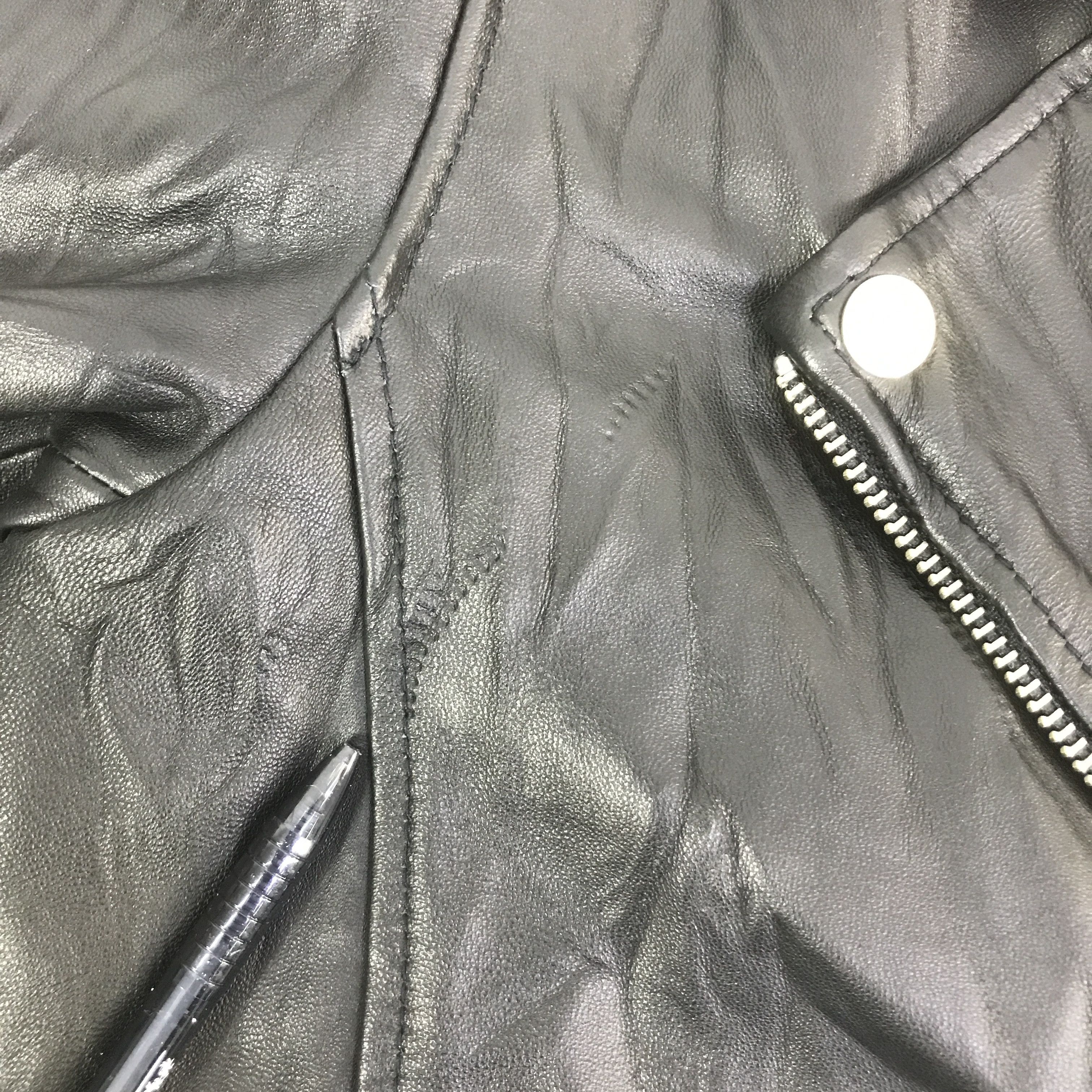 Japanese Brand URBAN RESEARCH BLACK LEATHER JACKET K132B16 Size US S / EU 44-46 / 1 - 11 Thumbnail