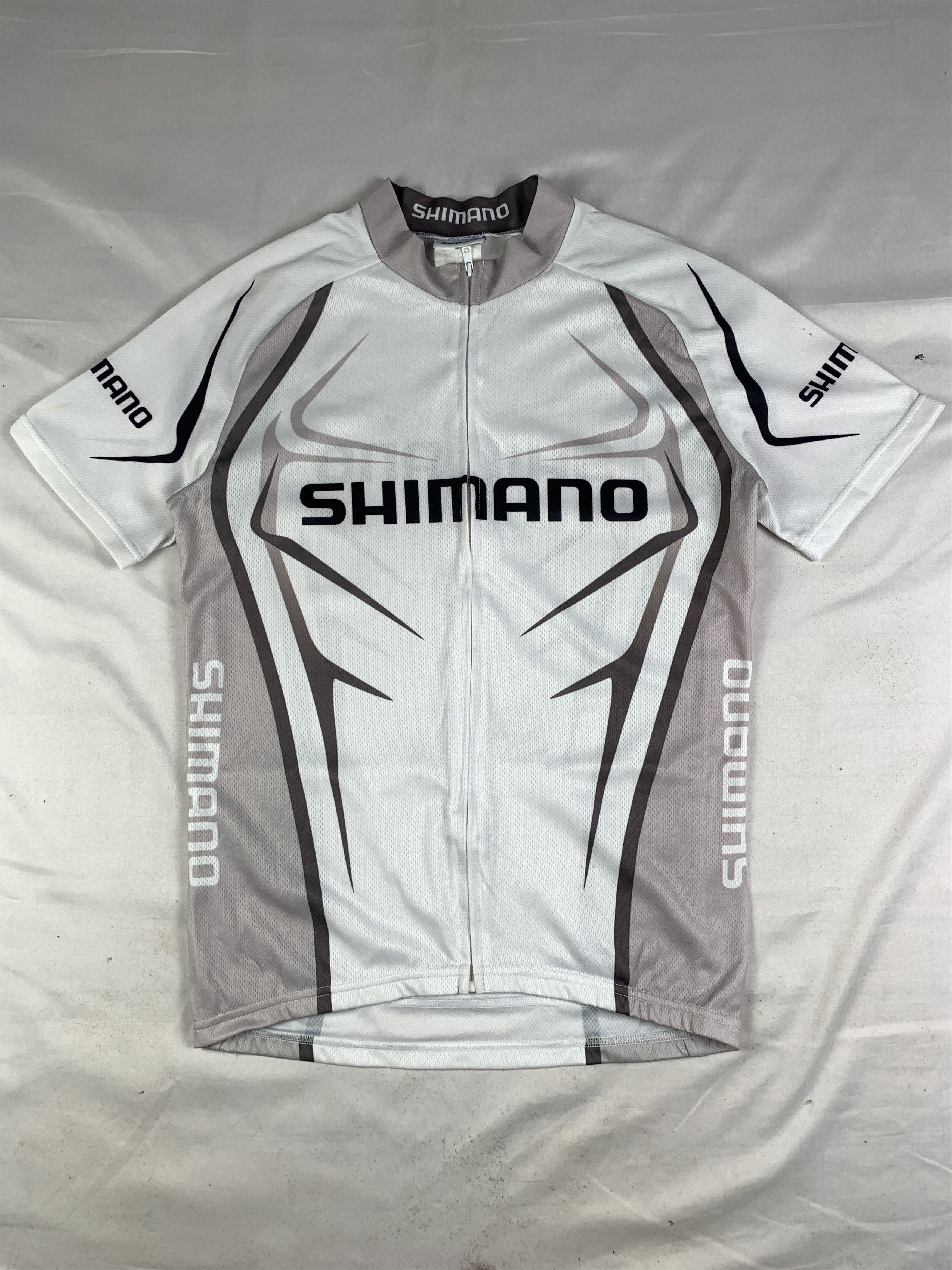 Japanese Brand Shimano White Tribal Cyclist Jersey (M) Size US M / EU 48-50 / 2 - 1 Thumbnail