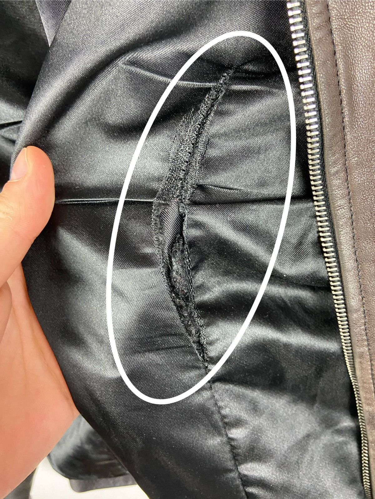 Other Vintage Vent Couvert Women’s Leather Biker Belted Jacket Size XS / US 0-2 / IT 36-38 - 17 Thumbnail