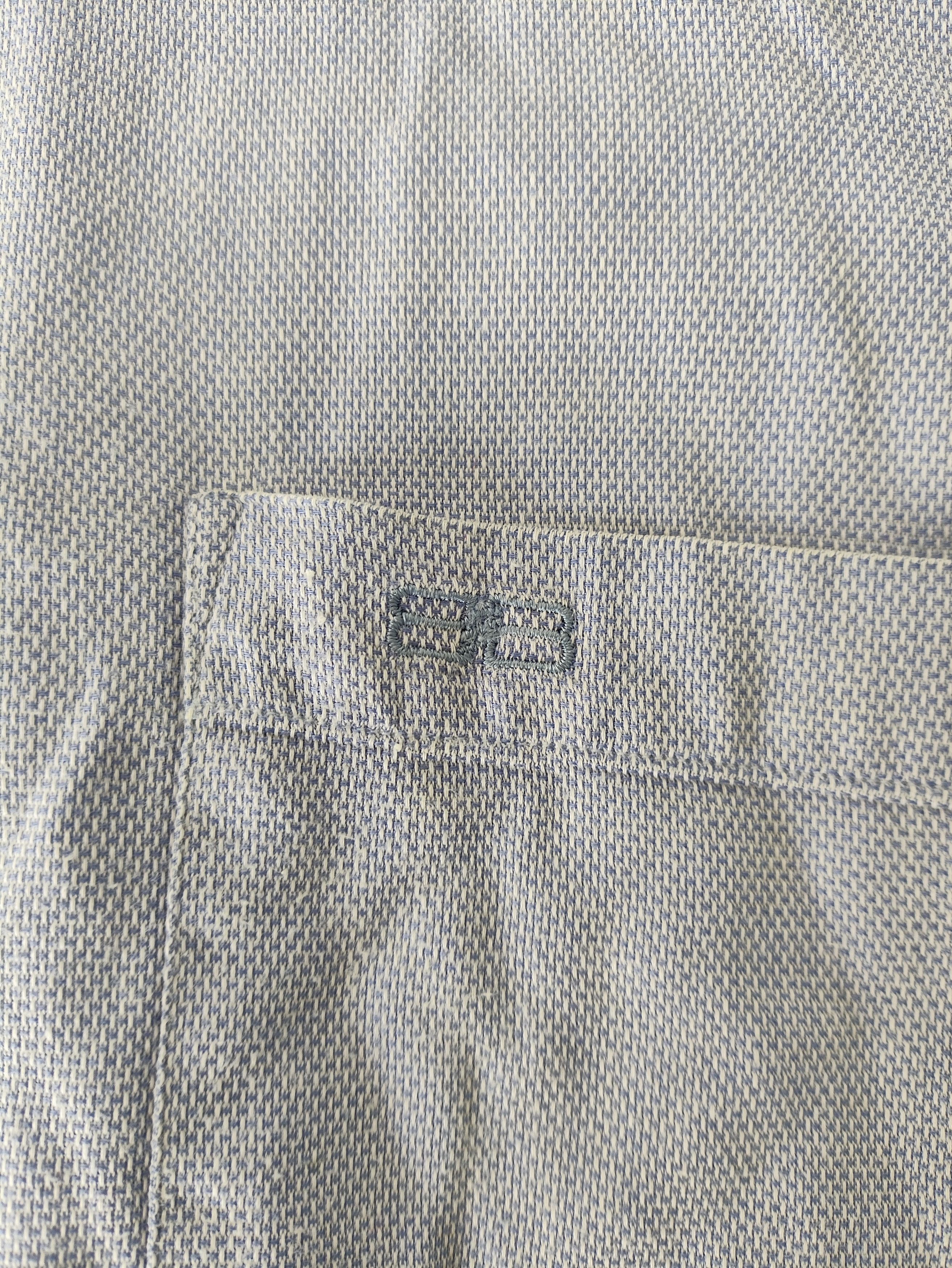Balenciaga Archive baby blue polo shirt Size US XL / EU 56 / 4 - 5 Thumbnail