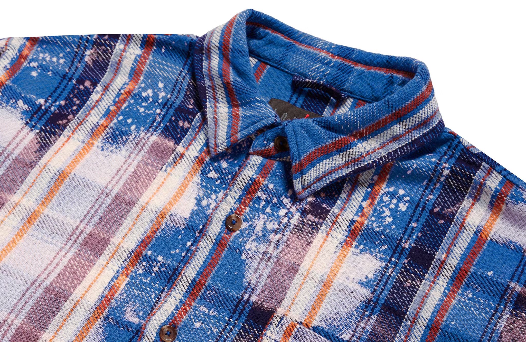 Awake NY × Jordan Brand 2024 Jordan x Awake NY Bleached Flannel Shirt FQ5453 498 Size US XXL / EU 58 / 5 - 3 Thumbnail