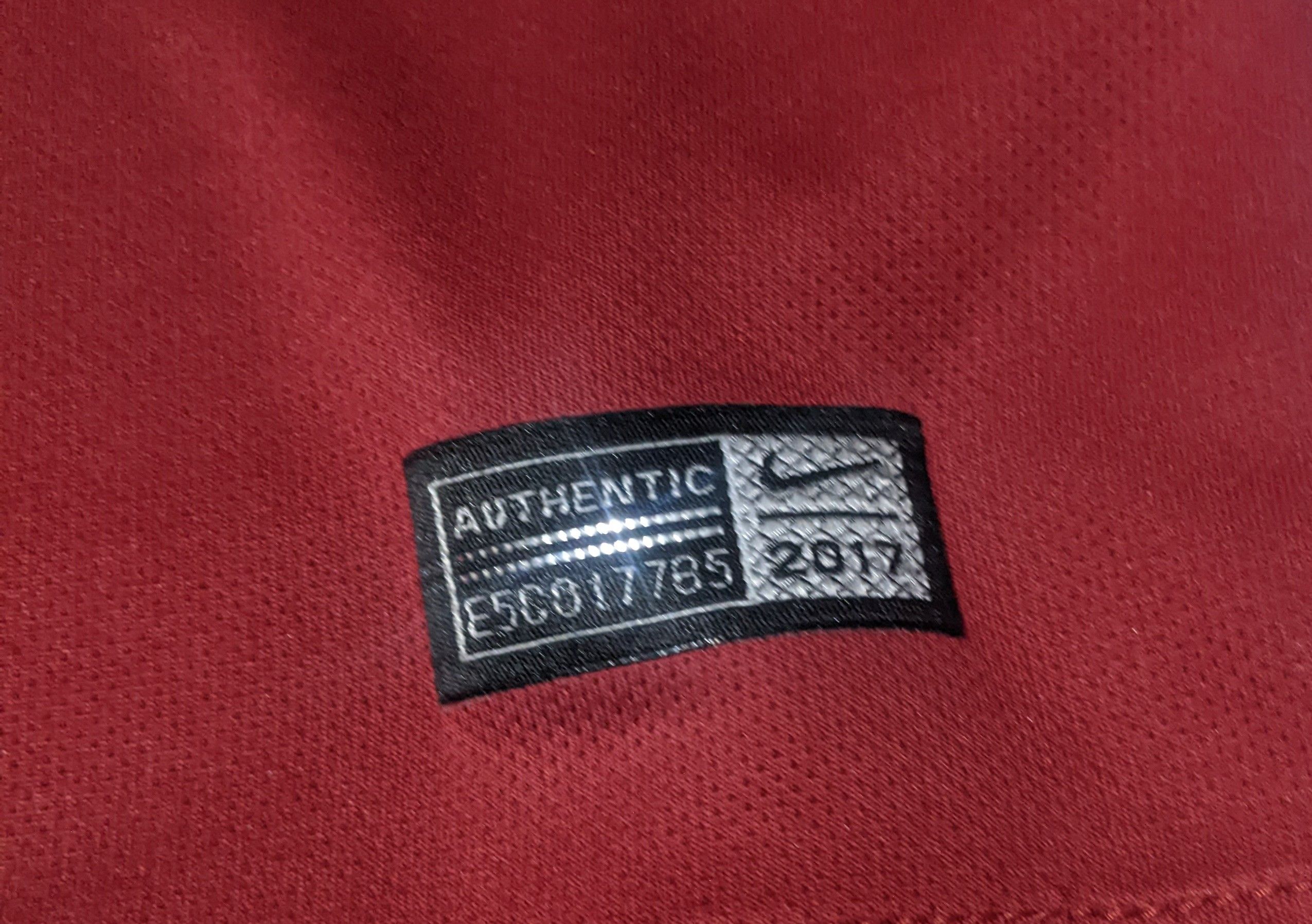Nike AS Roma Last Match Totti 2017 Home Jersey Size US XL / EU 56 / 4 - 10 Thumbnail