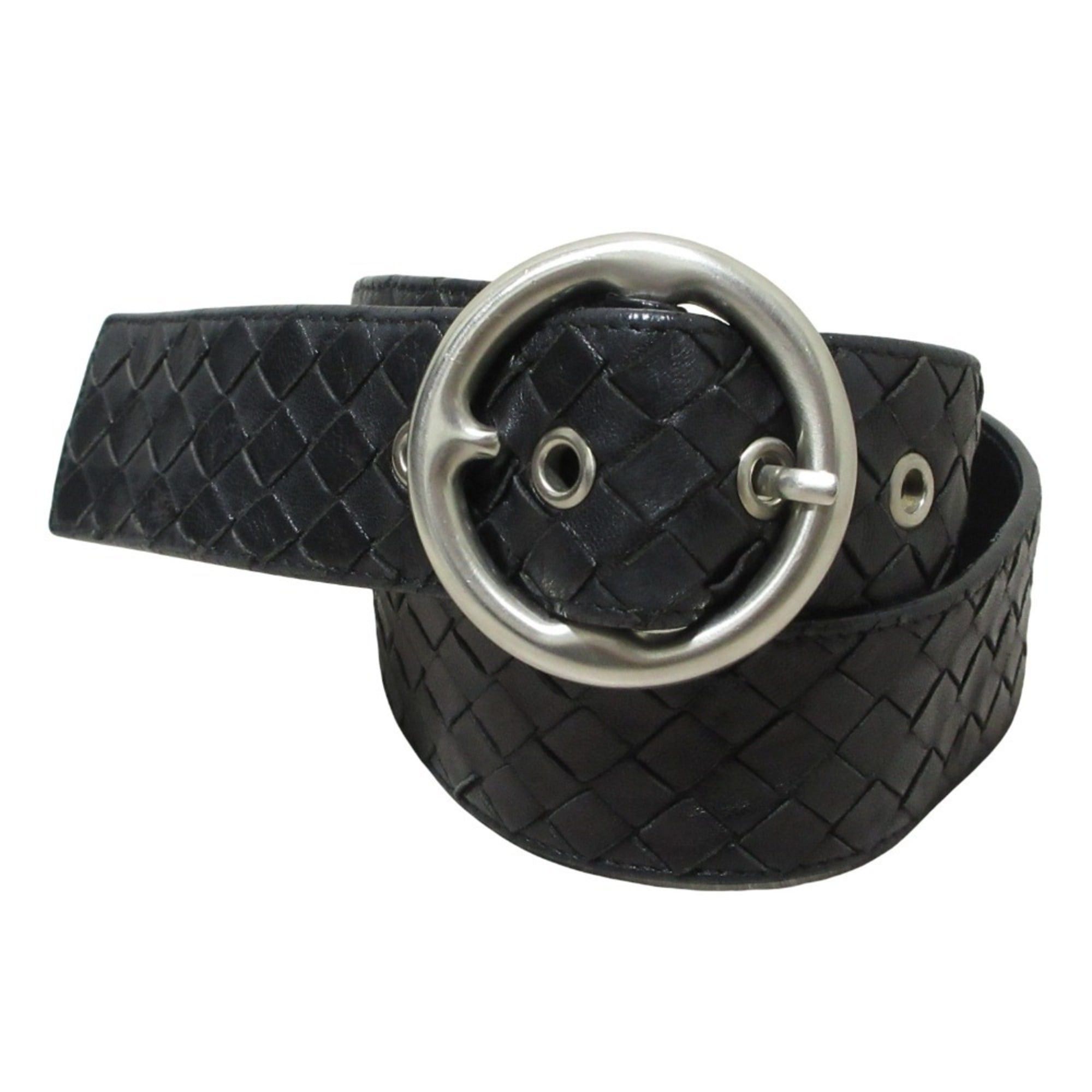 Bottega Veneta Intrecciato Leather Belt, 32 inches, 80cm  display picture 3