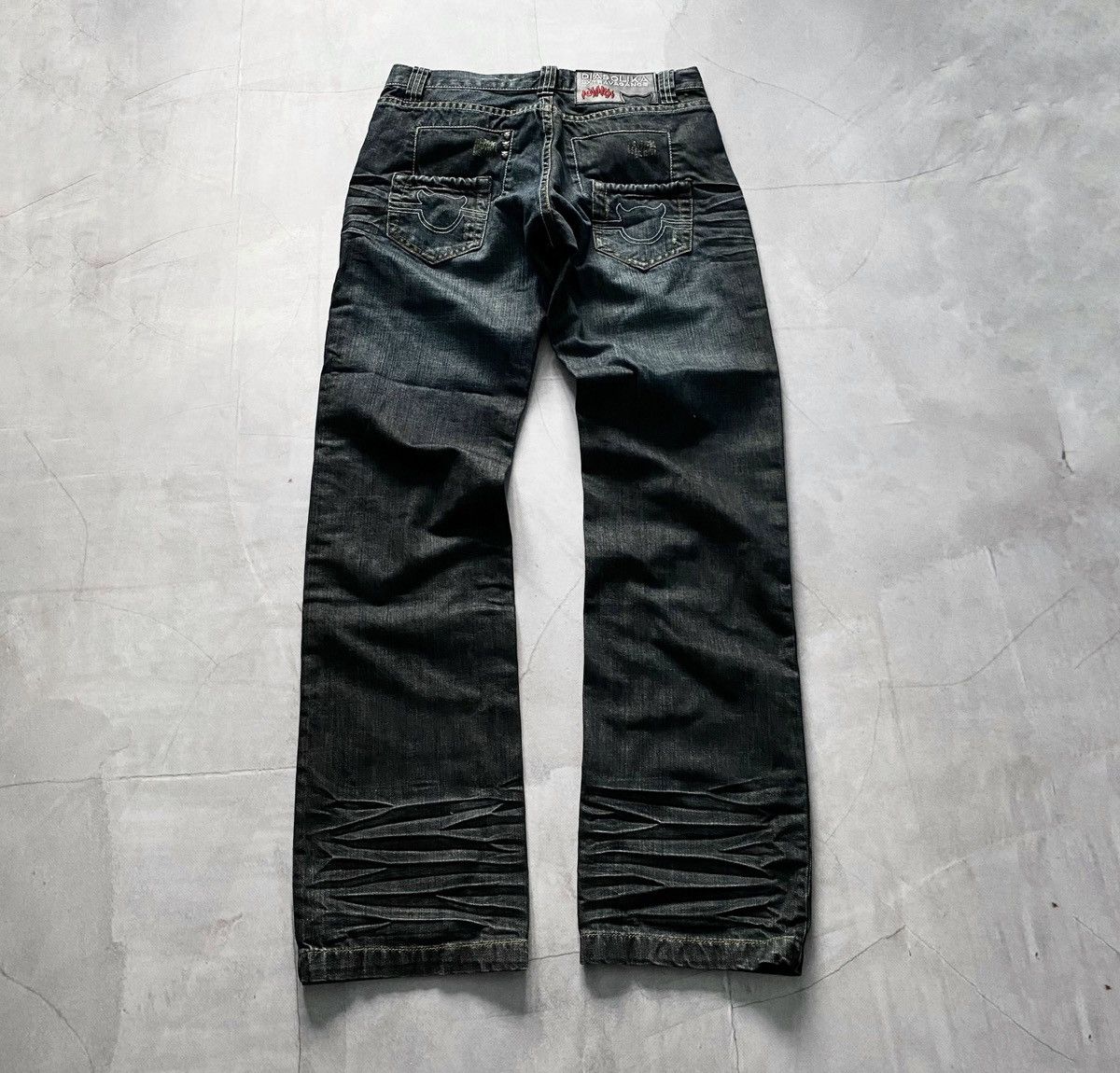 20471120 Distressed If Six Was Nine Style Punk Jeans LGB Y2K Size 30" / US 8 / IT 44 - 1 Thumbnail