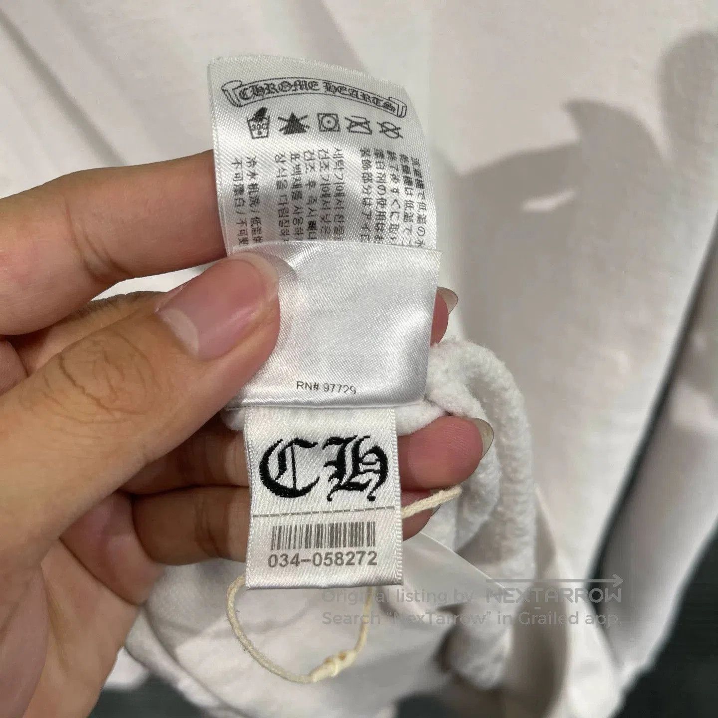 Chrome Hearts White Long Sleeve Graphic Print Shirt. Size US S / EU 44-46 / 1 - 4 Thumbnail