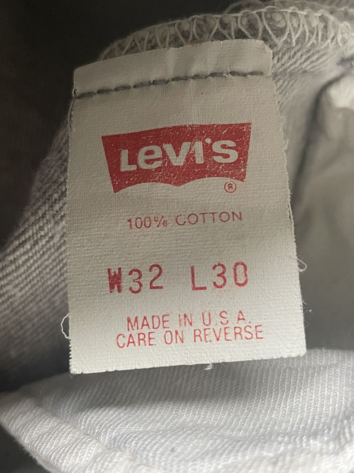 Levi's Vintage 1991 Levis 501 e Grey Faded Denim Size US 32 / EU 48 - 15 Thumbnail
