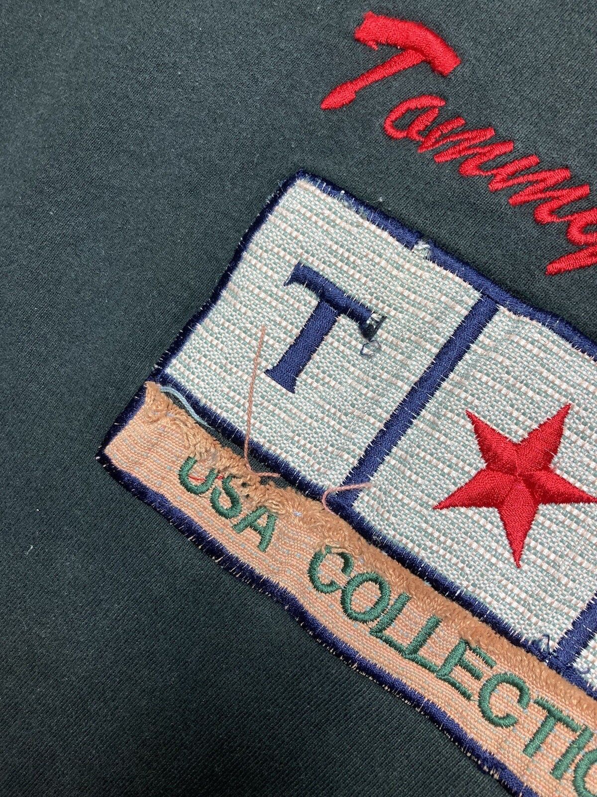 Tommy Hilfiger × Vintage 90s sweatshirt Tommy Hilfiger sweater pullover XL Size US XL / EU 56 / 4 - 3 Thumbnail