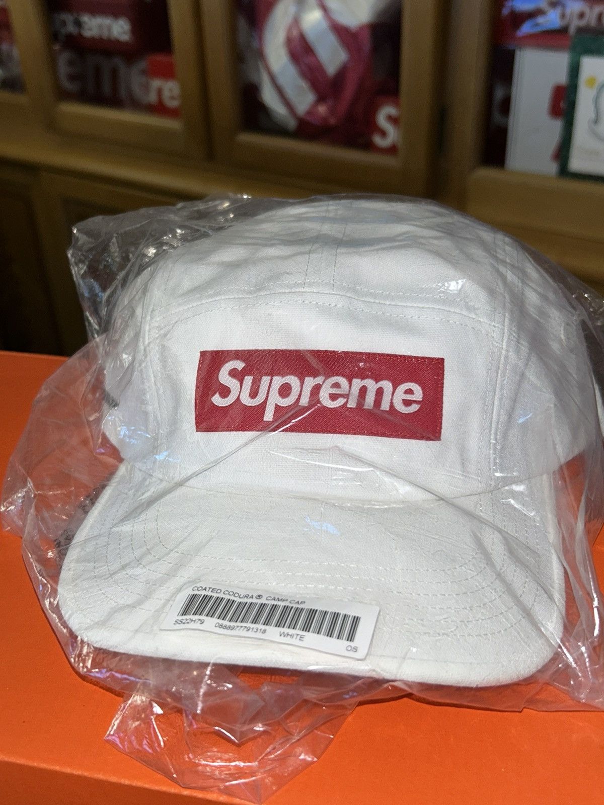 Supreme Coated Cordura Camp Cap SS22 NEW