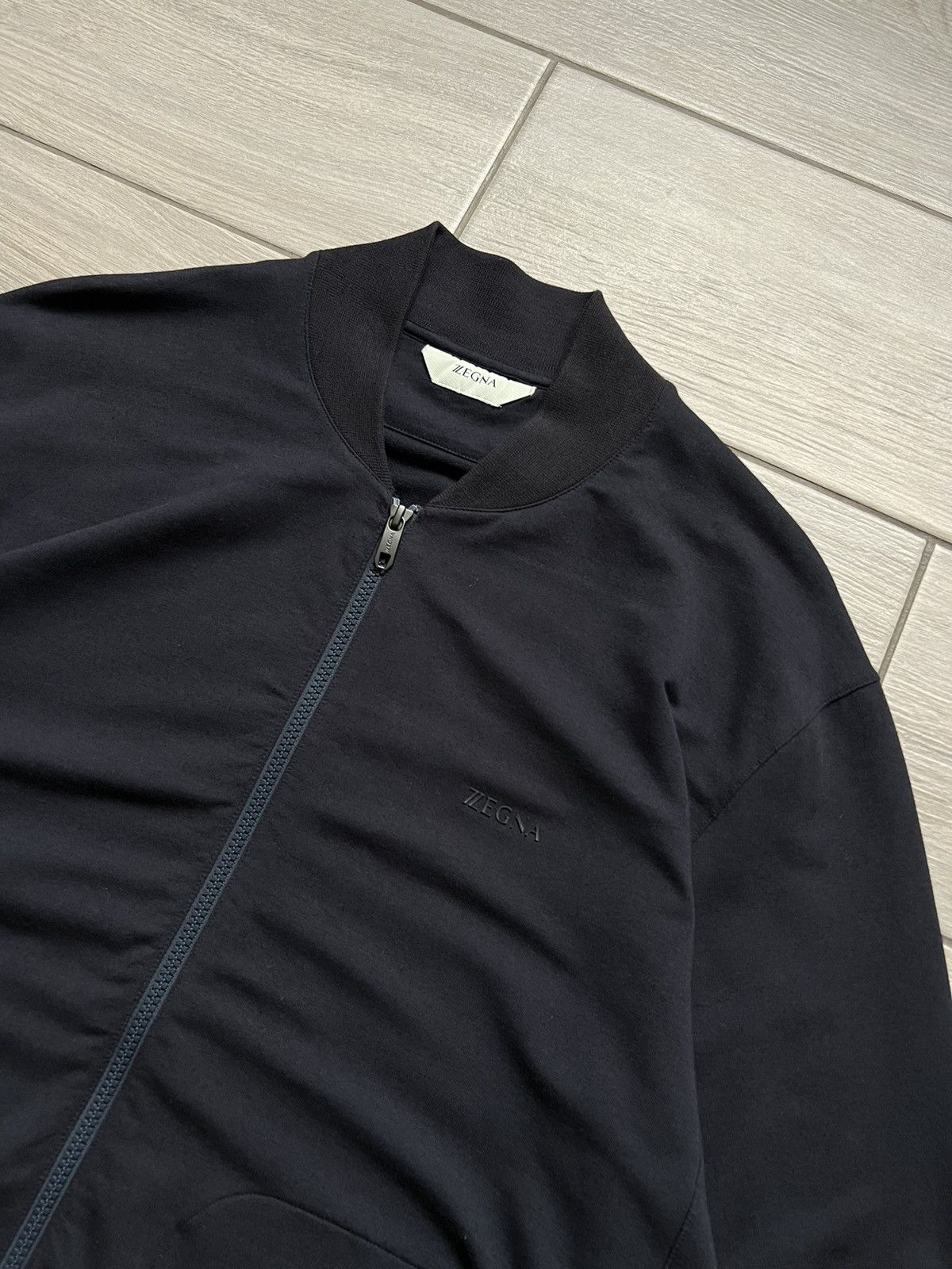 Ermenegildo Zegna Ermenegildo Zegna Premium Zip Hoodie Old money Size US XL / EU 56 / 4 - 6 Thumbnail