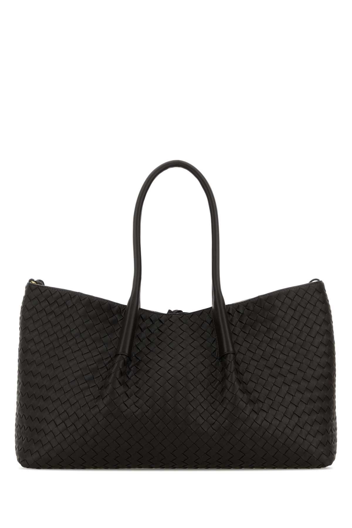 Bottega Veneta Black Leather Pinacoteca Shopping Bag Size ONE SIZE - 1 Thumbnail