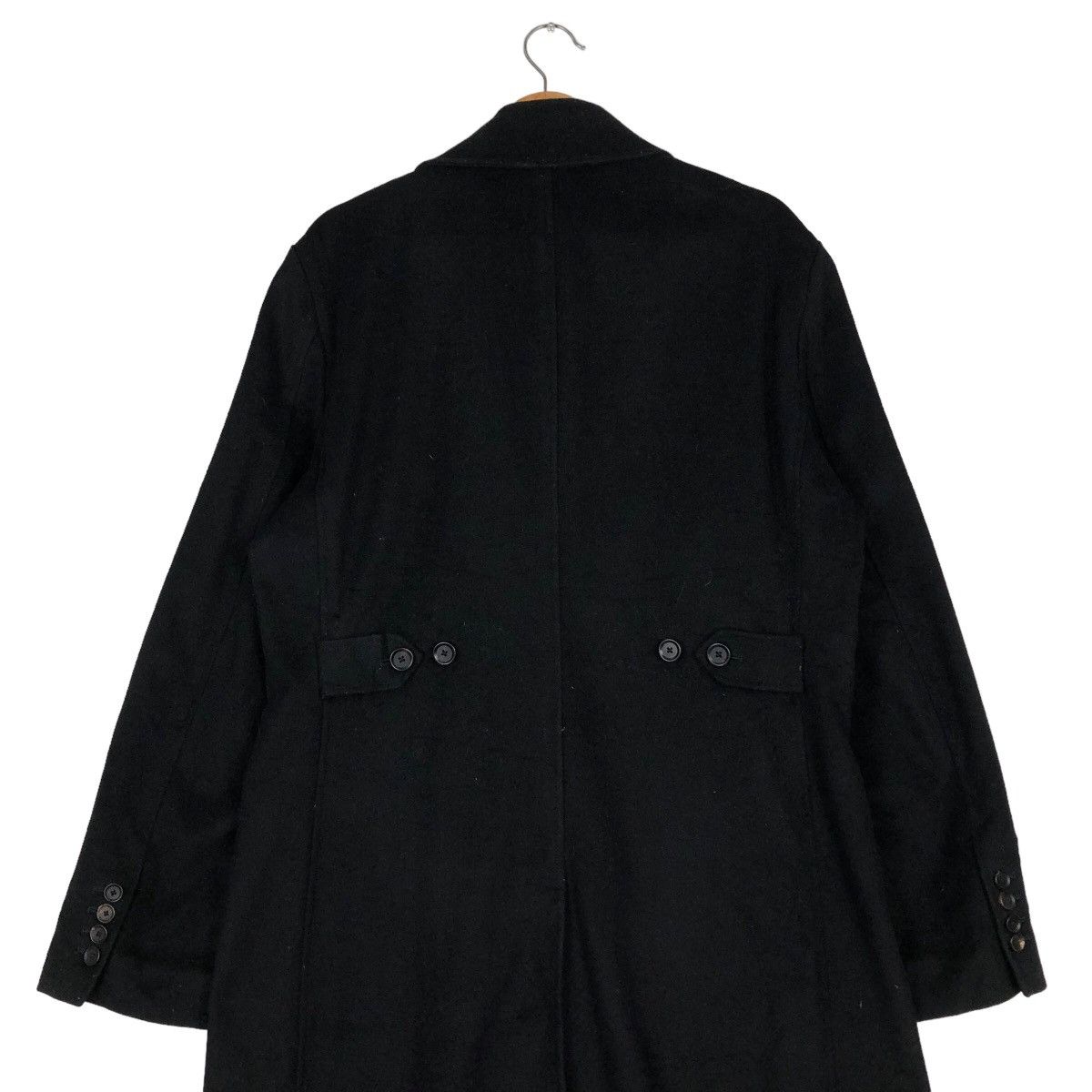 Japanese Brand 🔥Rich Black Long Jacket Katharine Hamnett Issey Miyake Size US XL / EU 56 / 4 - 9 Thumbnail
