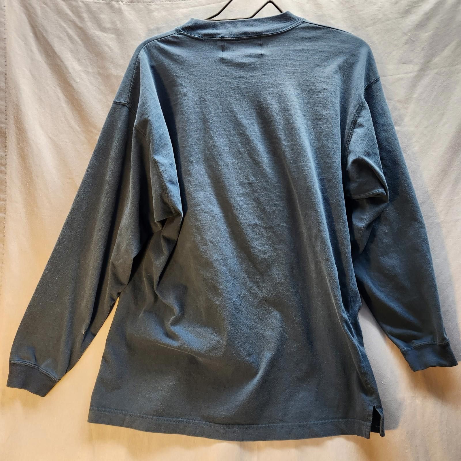 Bugle Boy Vintage Bugle Boy Long Sleeve Tshirt Blue Size Medium Size US M / EU 48-50 / 2 - 6 Thumbnail