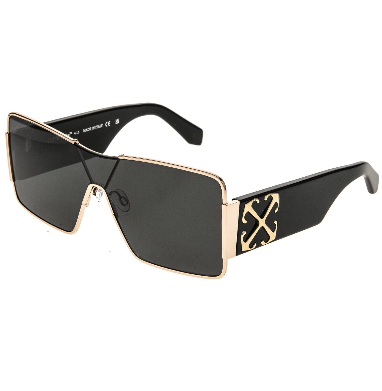 Off-White OFF-WHITE 14G OERI14G ASPEN Black Gold Unisex Mask Large Size ONE SIZE - 8 Thumbnail