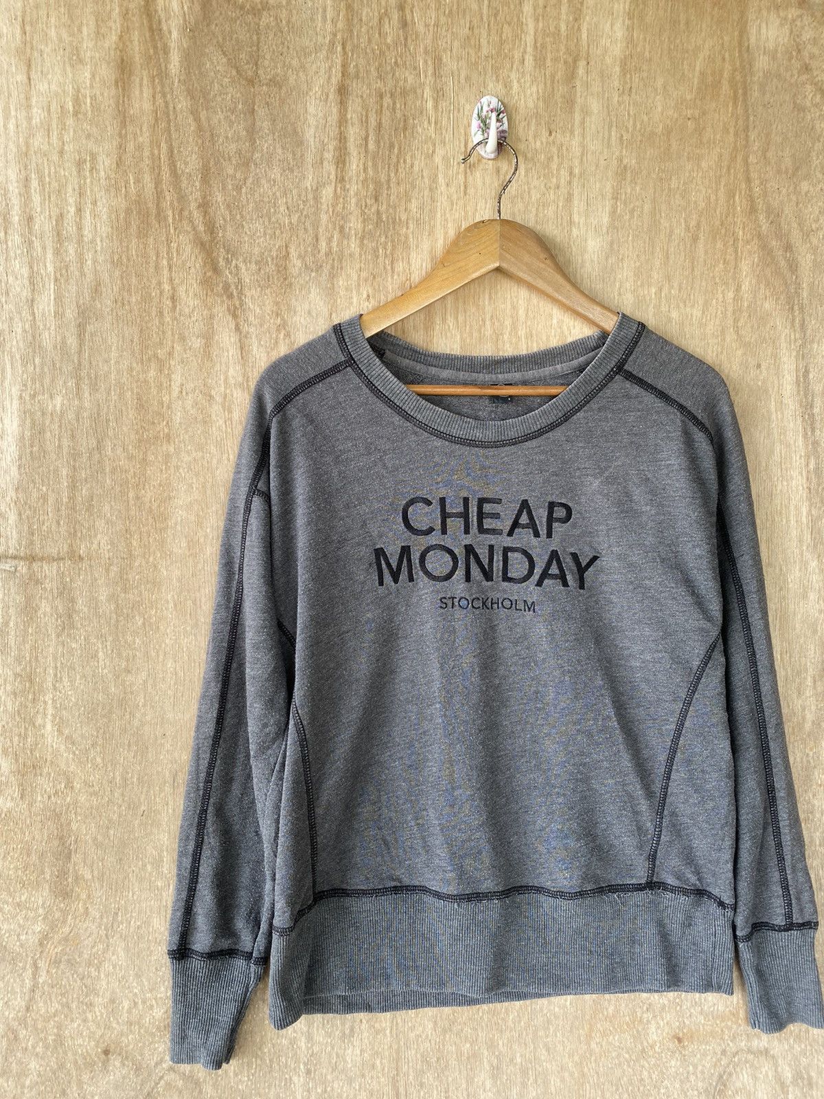 Cheap Monday × Japanese Brand 👘SALE👘CHEAP MONDAY STOCKHOLM SWEATSHIRT Size S / US 4 / IT 40 - 4 Thumbnail