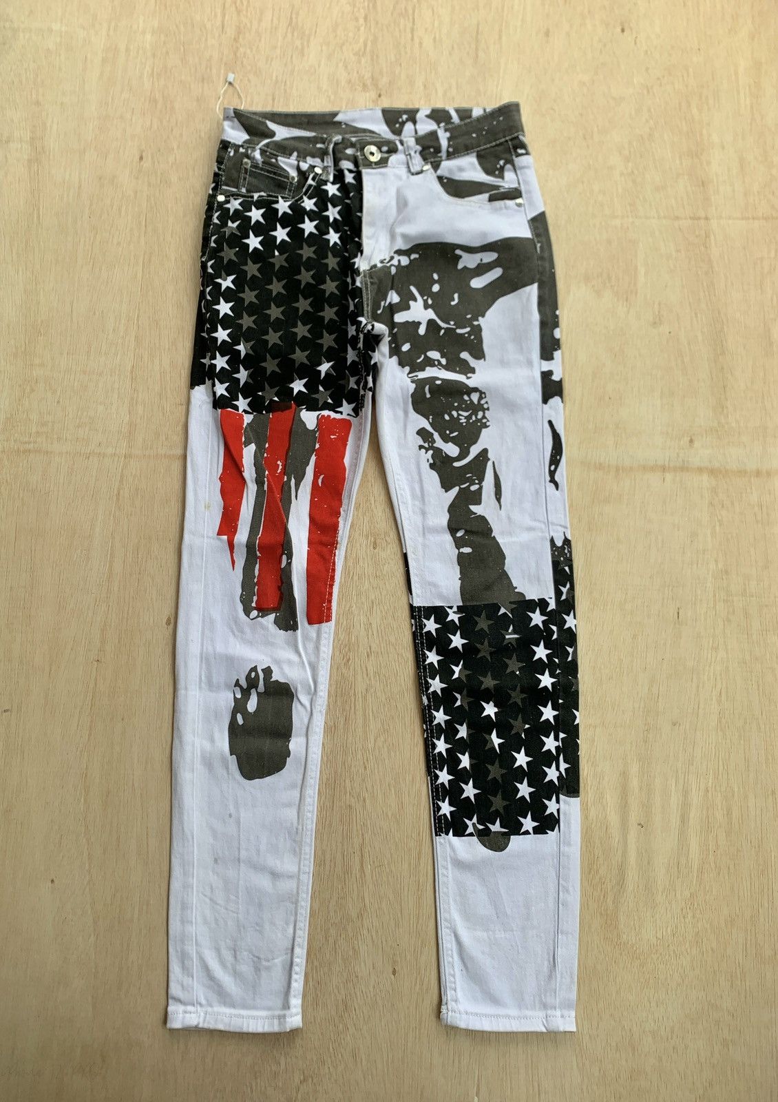 Hysteric Glamour × Japanese Brand Y2k American Flag Star Pants Size US 28 / EU 44 - 1 Thumbnail