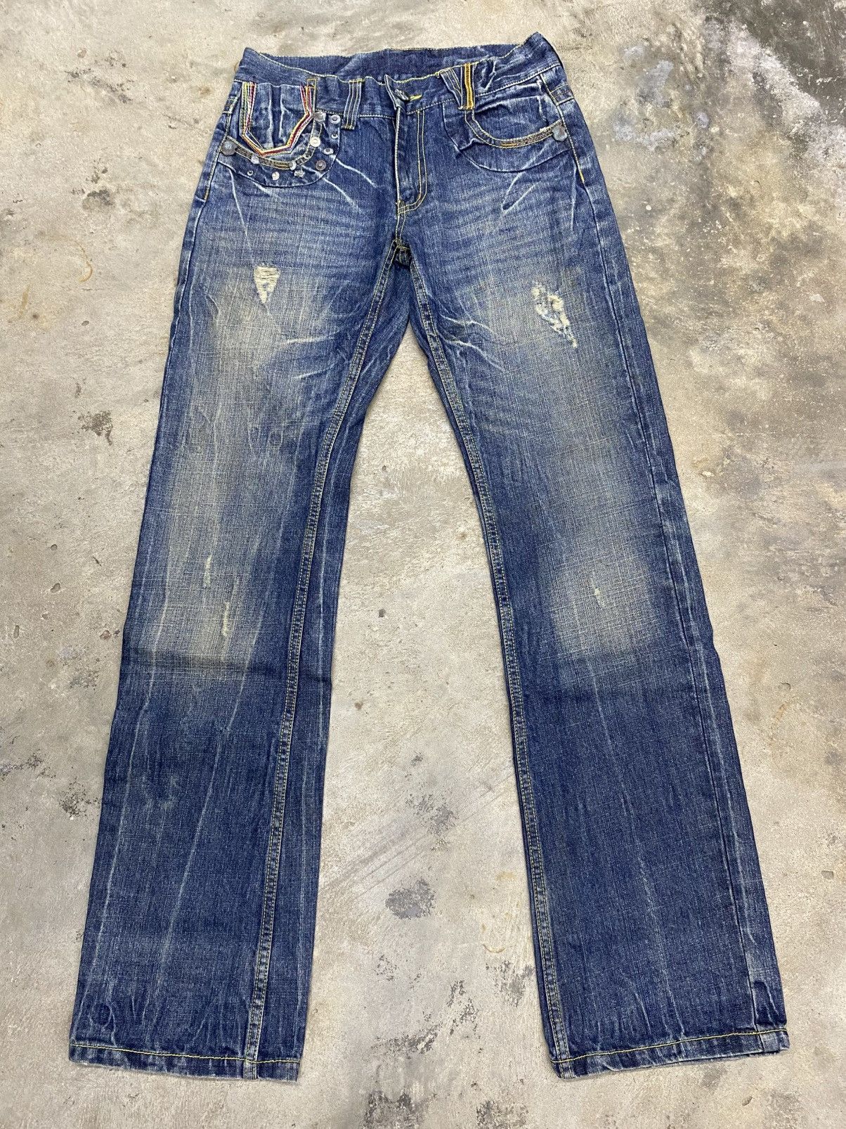 If Six Was Nine × Le Grande Bleu (L.G.B.) 💥bindding offer💥 japan grunge distress undercover style pant Size US 30 / EU 46 - 2 Thumbnail
