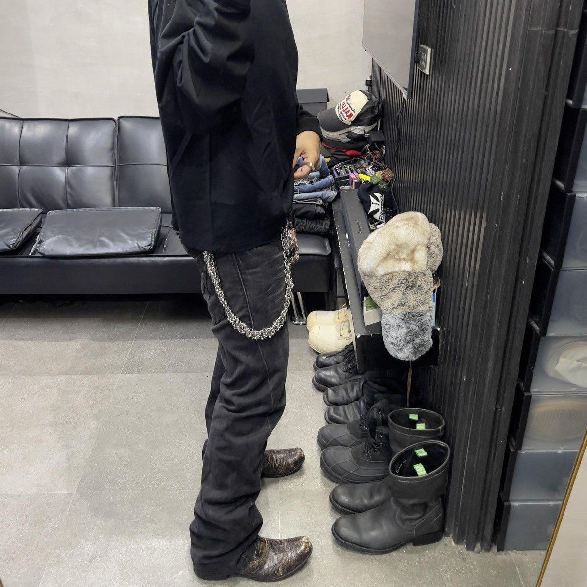Gianni Barbato Very rare gianni barbato destroyed leather boots Size US 8.5 / EU 41-42 - 2 Thumbnail