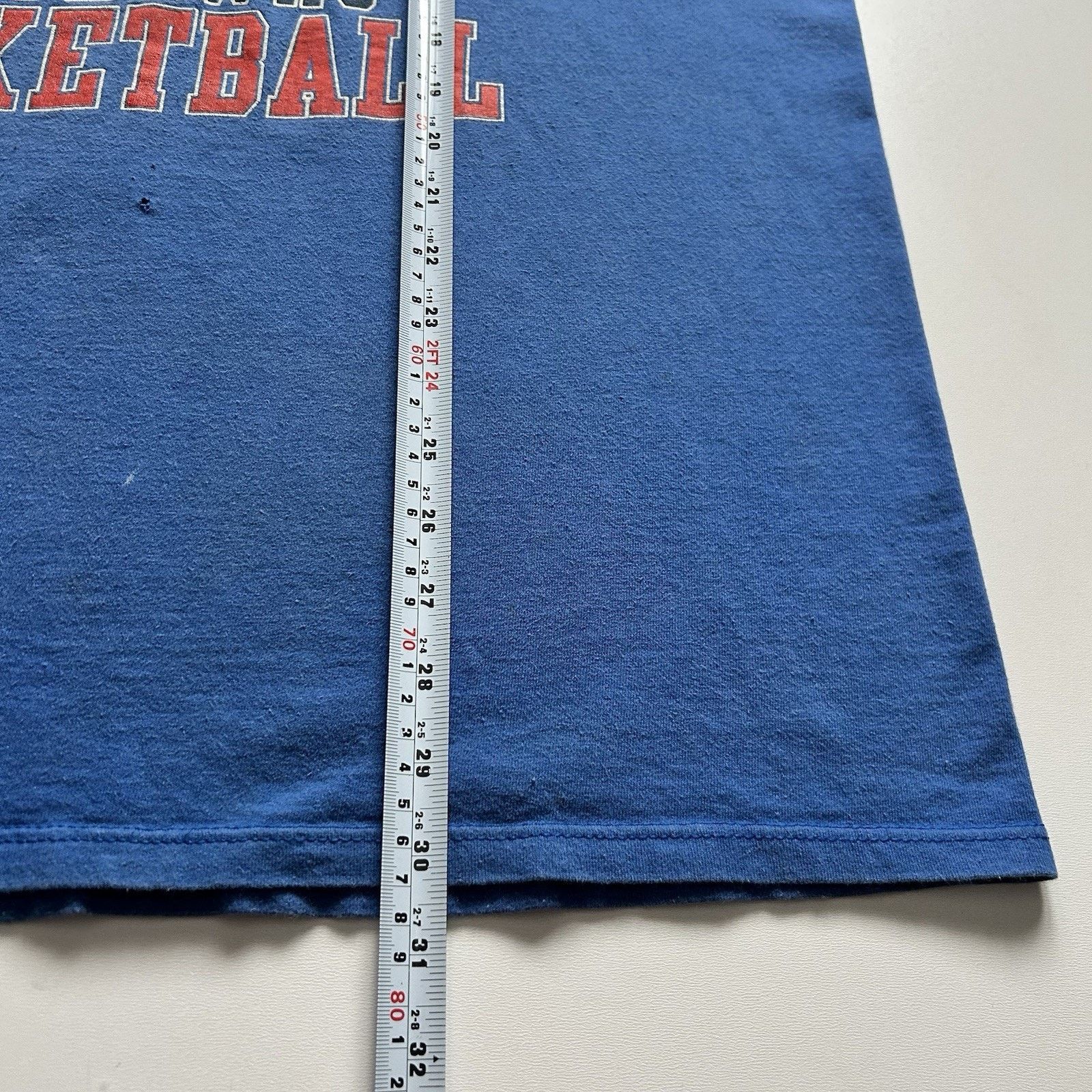 NCAA × Vintage Vintage Kansas Jayhawks T Shirt XL 90s NCAA Basketball Rare Size US XL / EU 56 / 4 - 6 Thumbnail