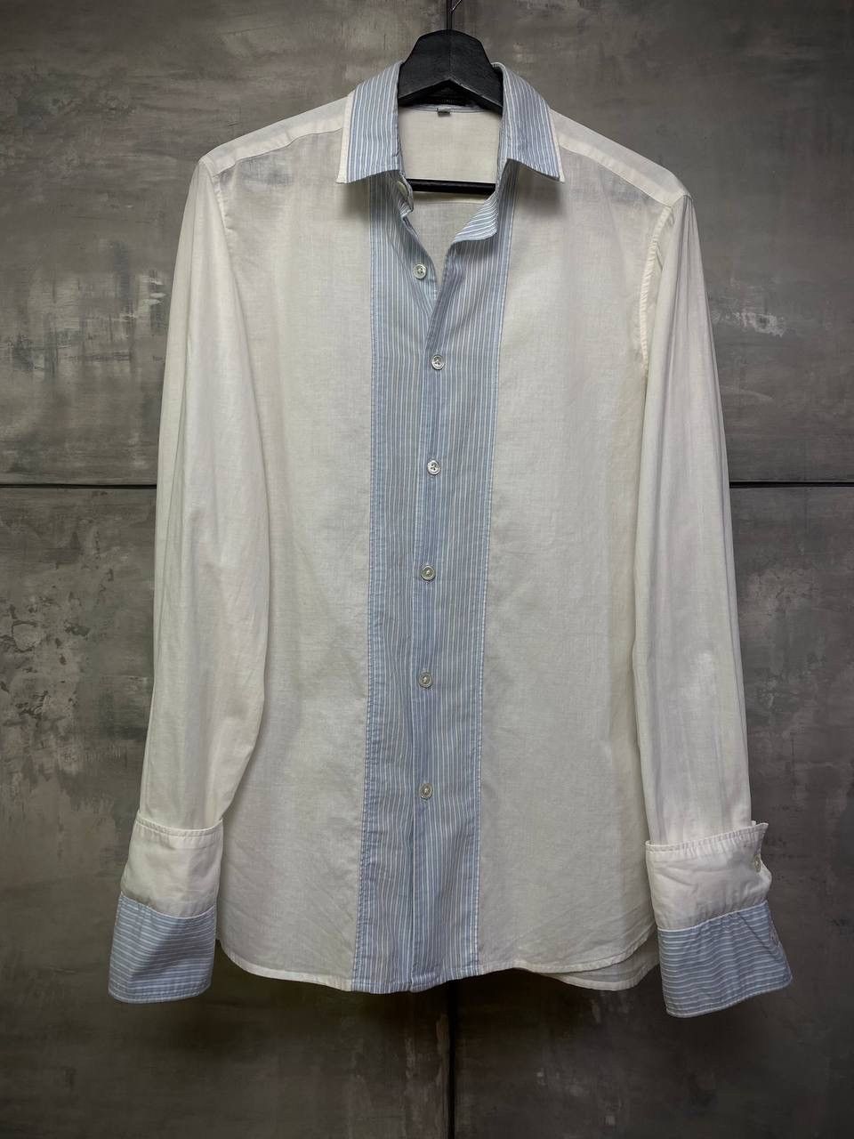 Ann Demeulemeester Shirt with double collar and cuffs M Size 48R - 2 Thumbnail