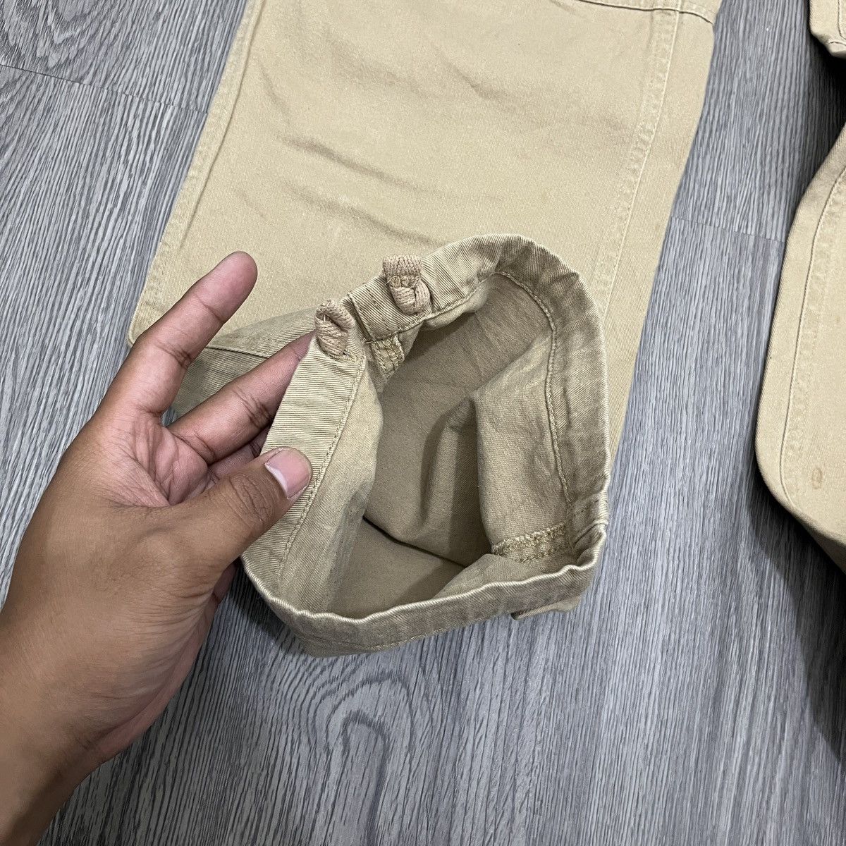 Japanese Brand Gotcha Cargo Baggy Pant Embroidery Pocket Lgb Style 🟥 Size US 32 / EU 48 - 8 Thumbnail
