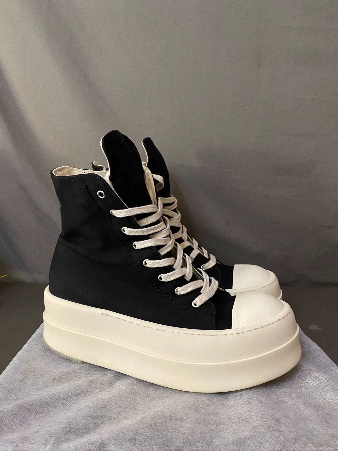 Rick Owens Rick Owens Drkshdw 43High-Top Platform Converse Size US 10 / EU 43 - 2 Thumbnail
