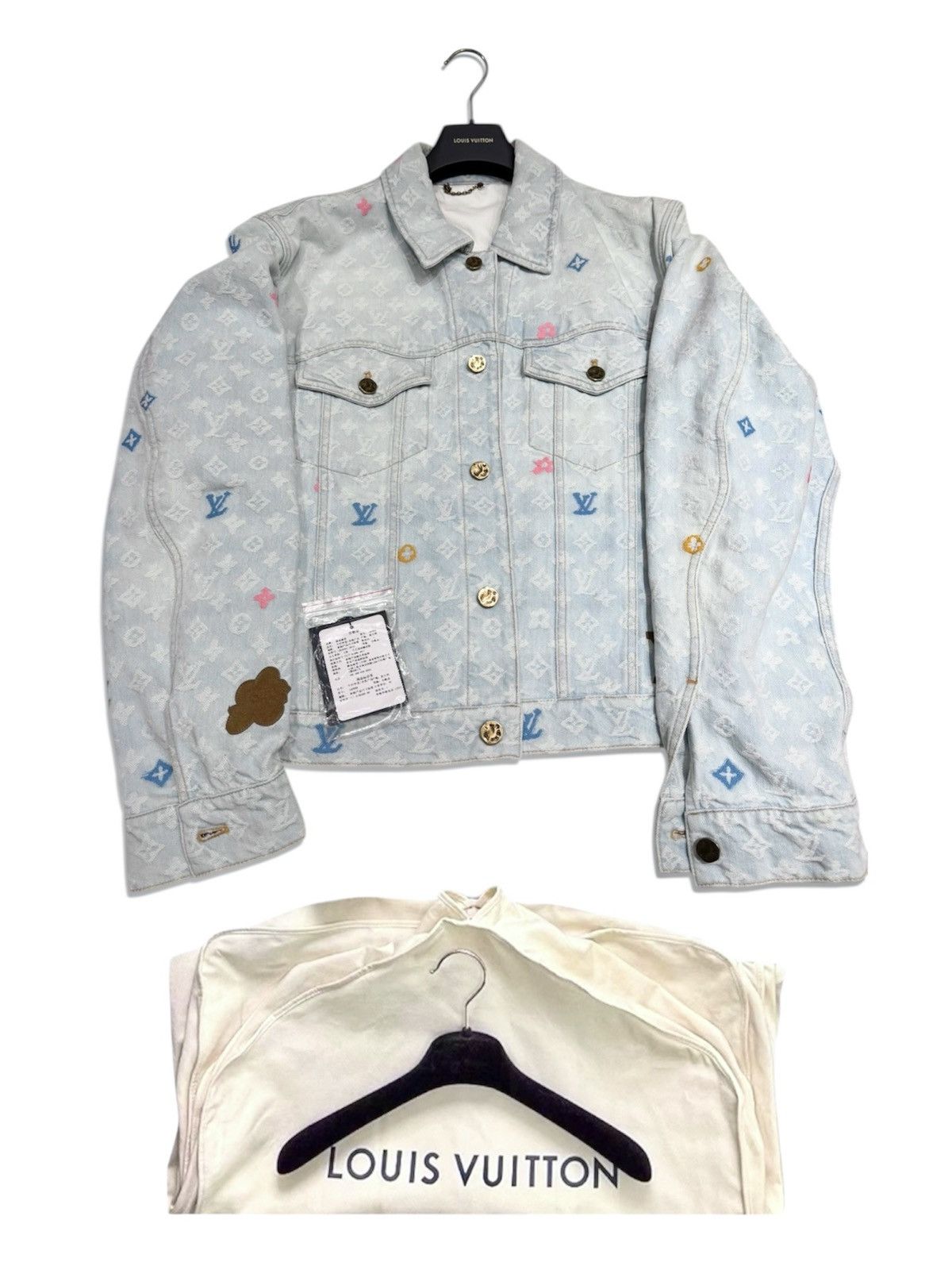 Louis Vuitton × Tyler The Creator Louis Vuitton X Tyler The Creator 52 Monogram Denim Jacket Size US L / EU 52-54 / 3 - 1 Thumbnail
