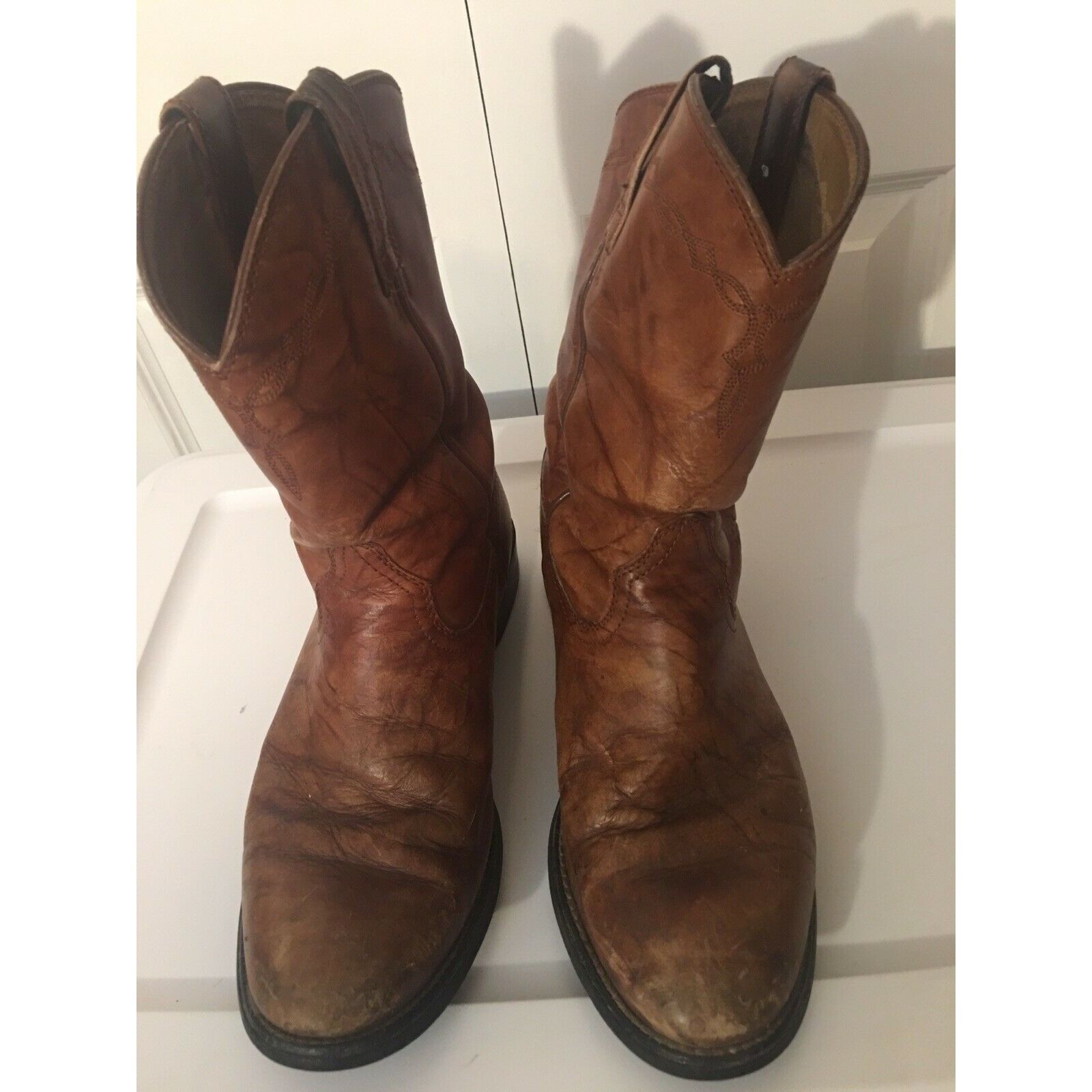 Ariat Ariat Brown Leather Boots Men’s Sz 8 D Style No 35503 Size US 8 / EU 41 - 1 Thumbnail