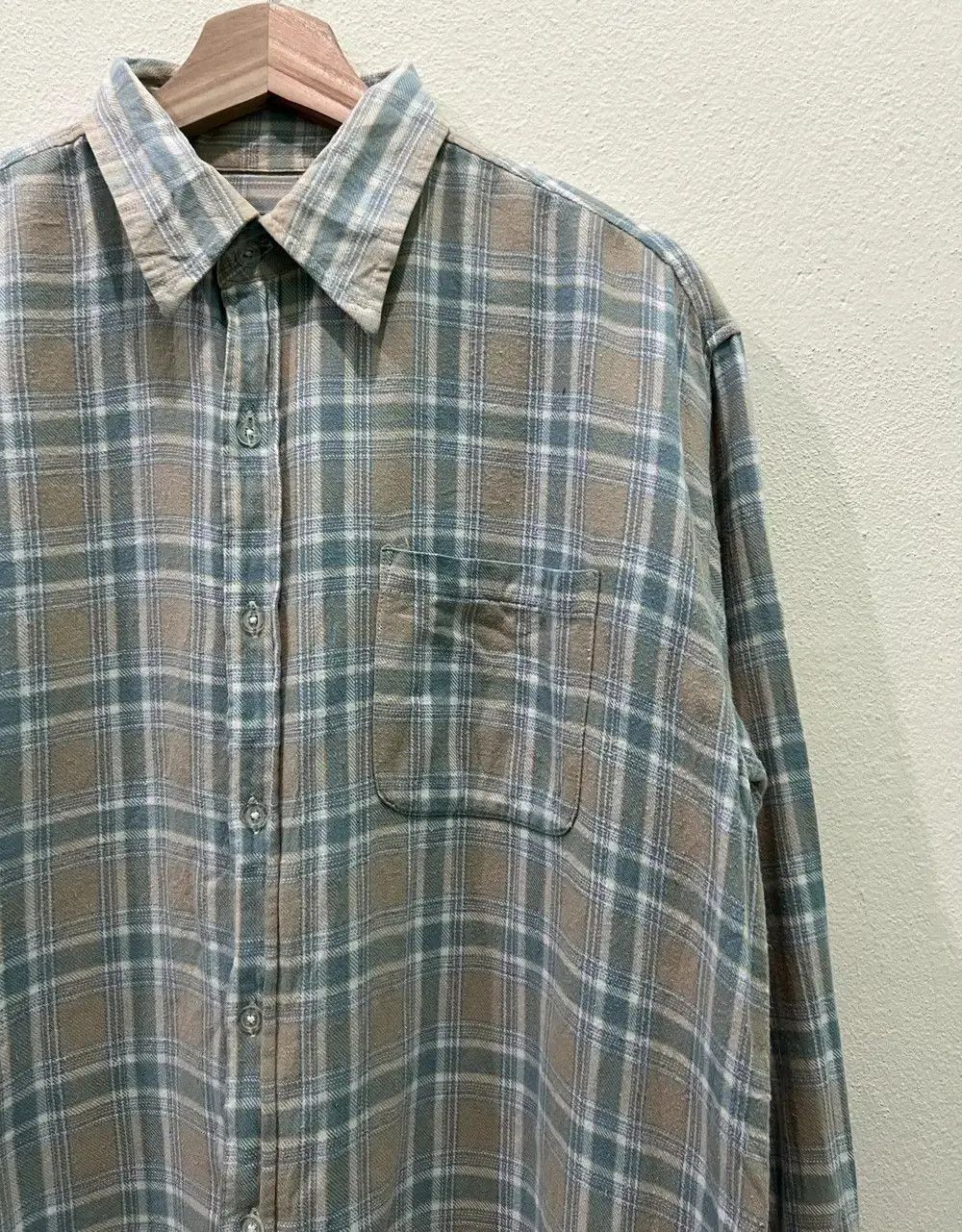 Flannel Japanese Brand Relation Plaid Tartan Flannel Shirt Size US L / EU 52-54 / 3 - 3 Thumbnail