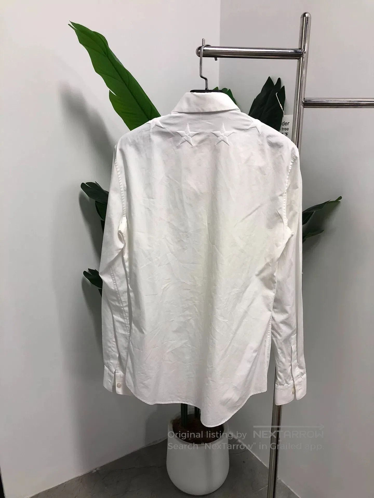 Givenchy Givenchy White Star Collar Shirt Size 37. Size US M / EU 48-50 / 2 - 2 Thumbnail