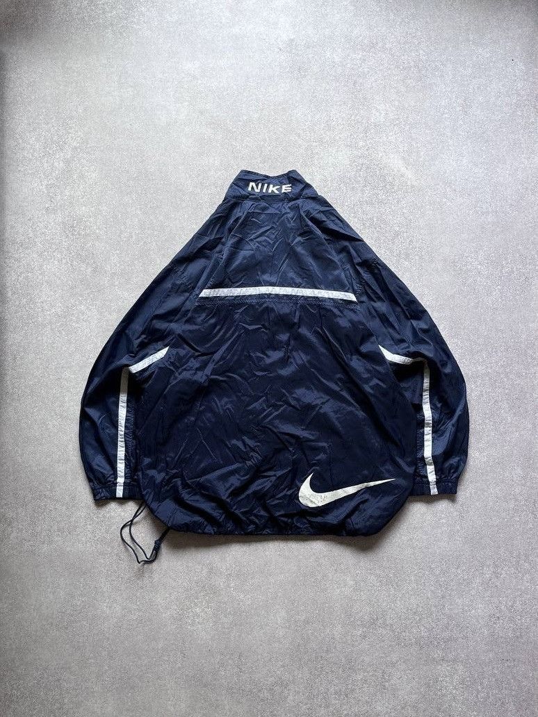Nike Vintage Nike Swoosh Nylon Olympic Zip Jacket Y2K L Size US L / EU 52-54 / 3 - 1 Thumbnail