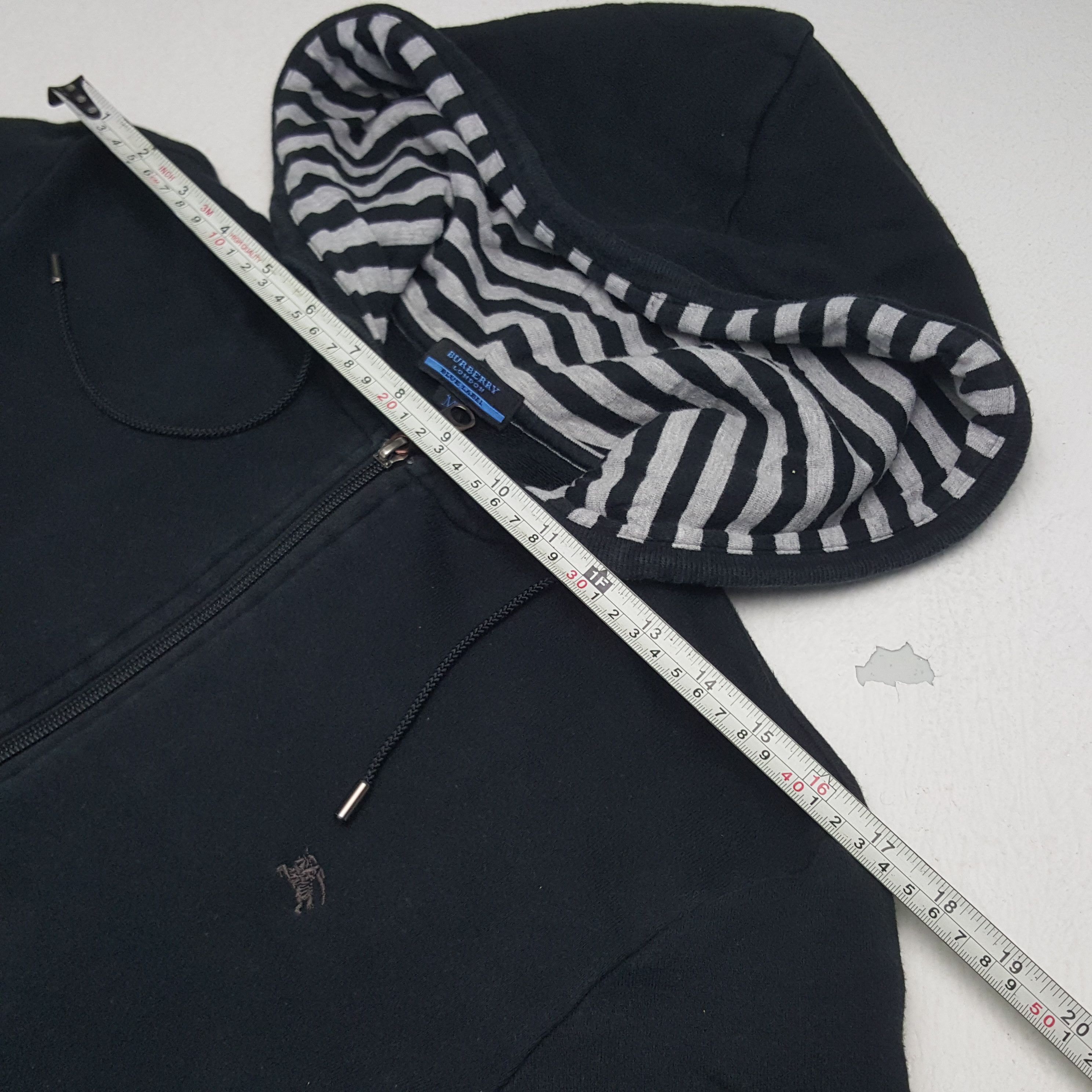 Burberry × Vintage Vintage Burberry London Blue Label Designer Hoodie Jacket Size S / US 4 / IT 40 - 6 Thumbnail