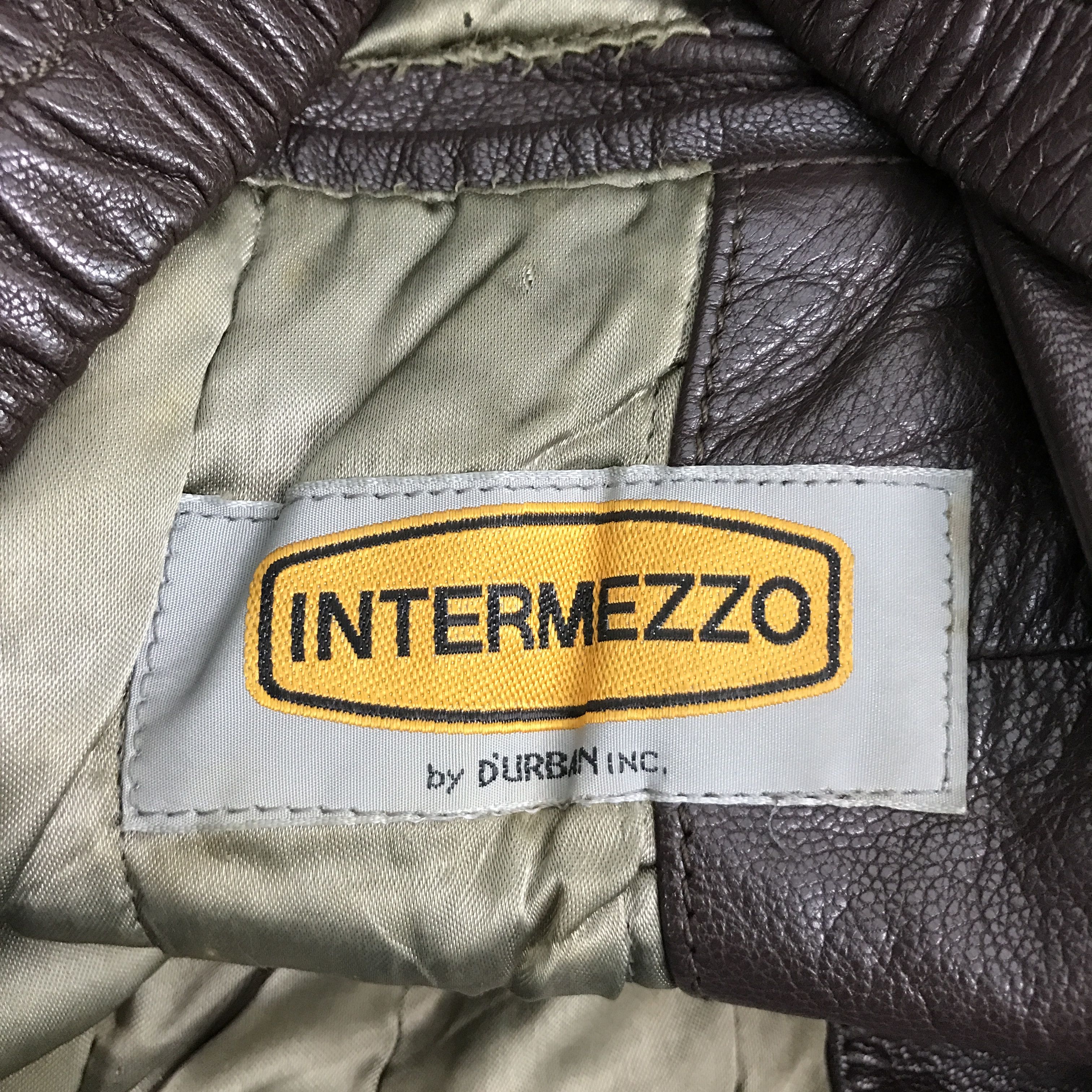 Japanese Brand VTG JAPAN INTERMEZZO LEATHER BROWN JACKET Size US L / EU 52-54 / 3 - 12 Thumbnail