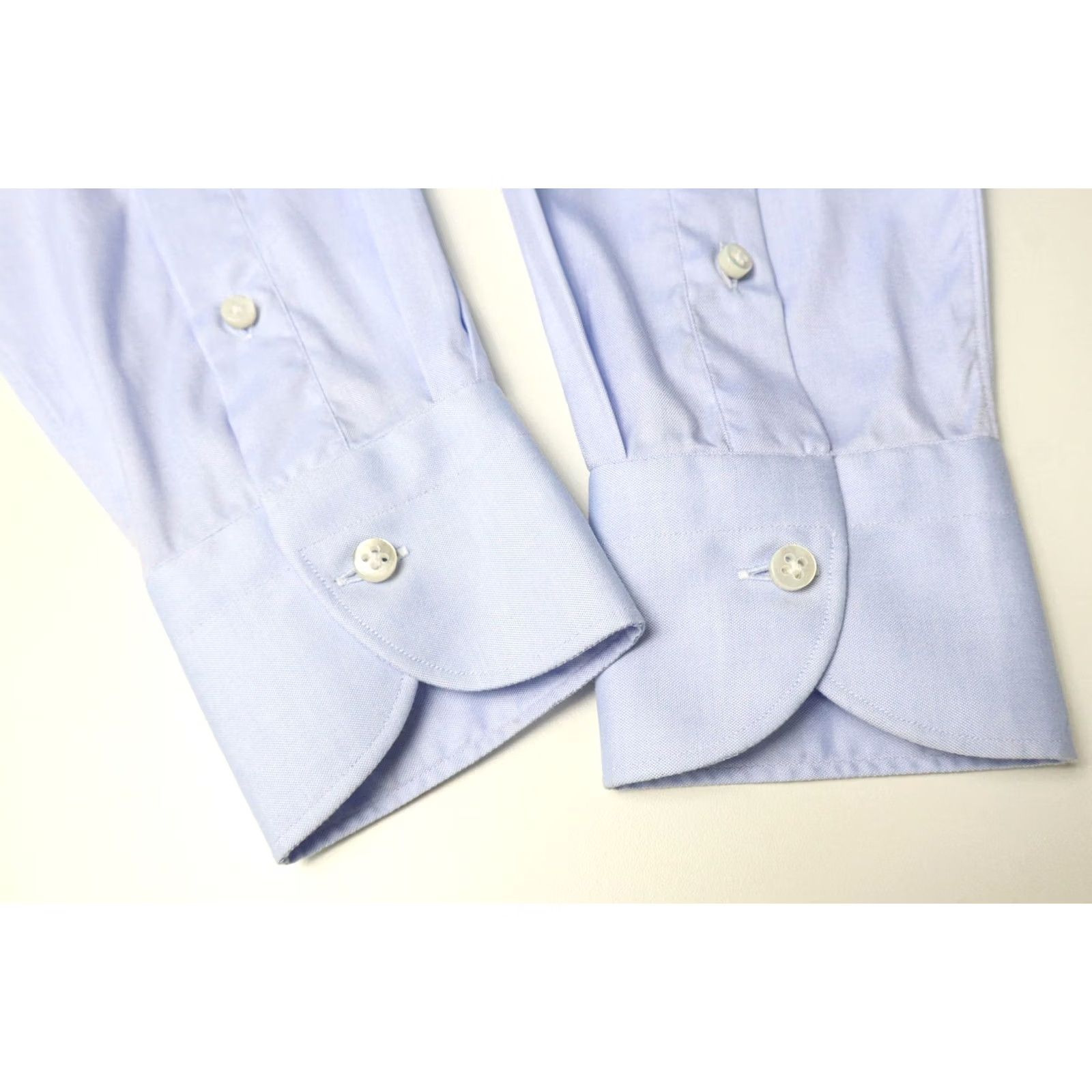 Suitsupply SUITSUPPLY Formal Shirt Men's Custom Made Extra Slim Fit Long Sleeve Blue 41/16 Size 42R - 6 Thumbnail