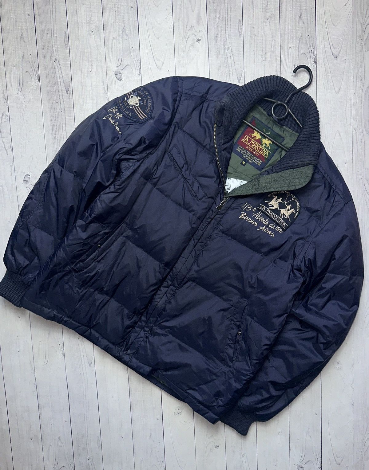 La Martina × Vintage Vintage L A Martina bomber jacket logo size XL Size US XL / EU 56 / 4 - 1 Thumbnail
