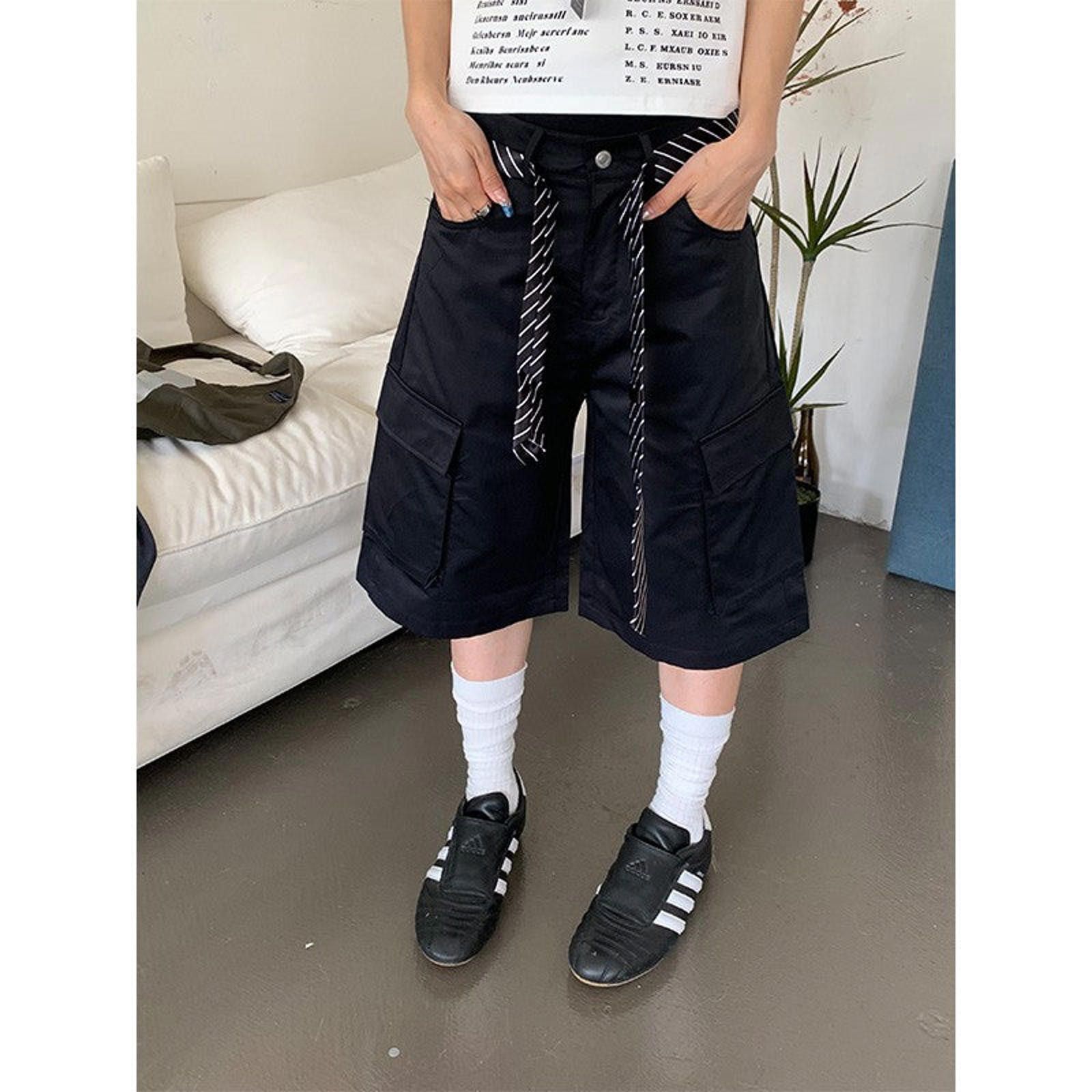 Black Cargo Shorts