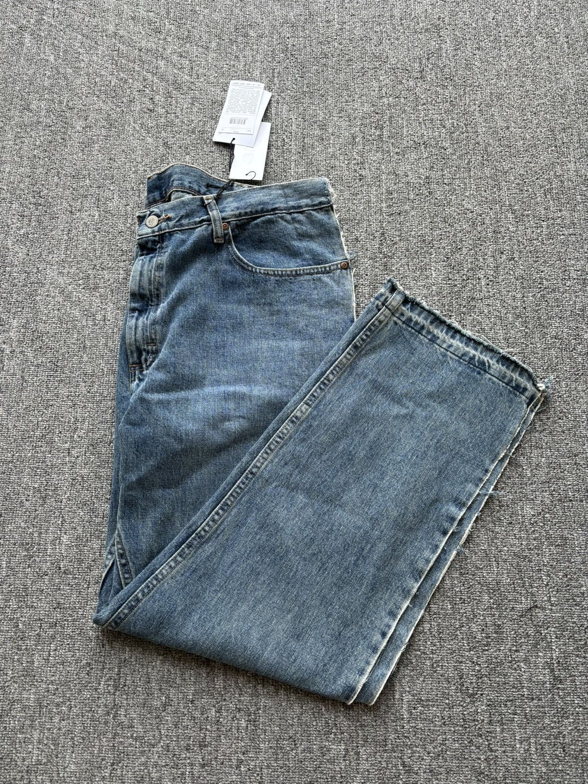 Prototypes PROTOTYPES fringe denim wide leg jeans Size US 30 / EU 46 - 8 Thumbnail
