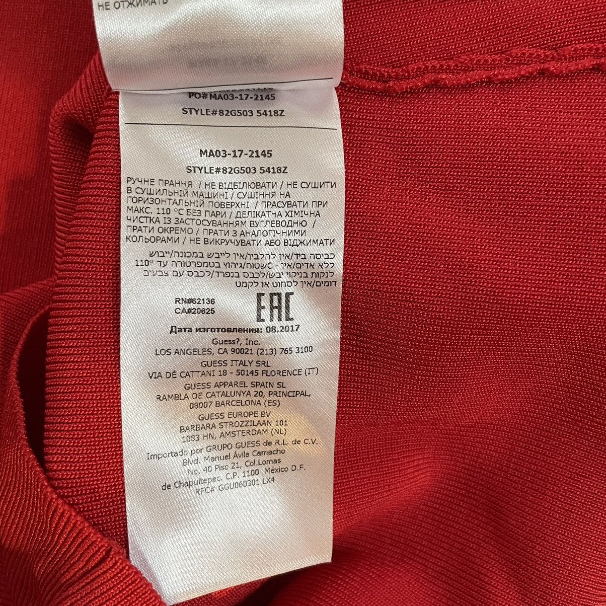 Georges Marciano × Guess Marciano Red V Neck Sweater Size XS / US 0-2 / IT 36-38 - 5 Thumbnail
