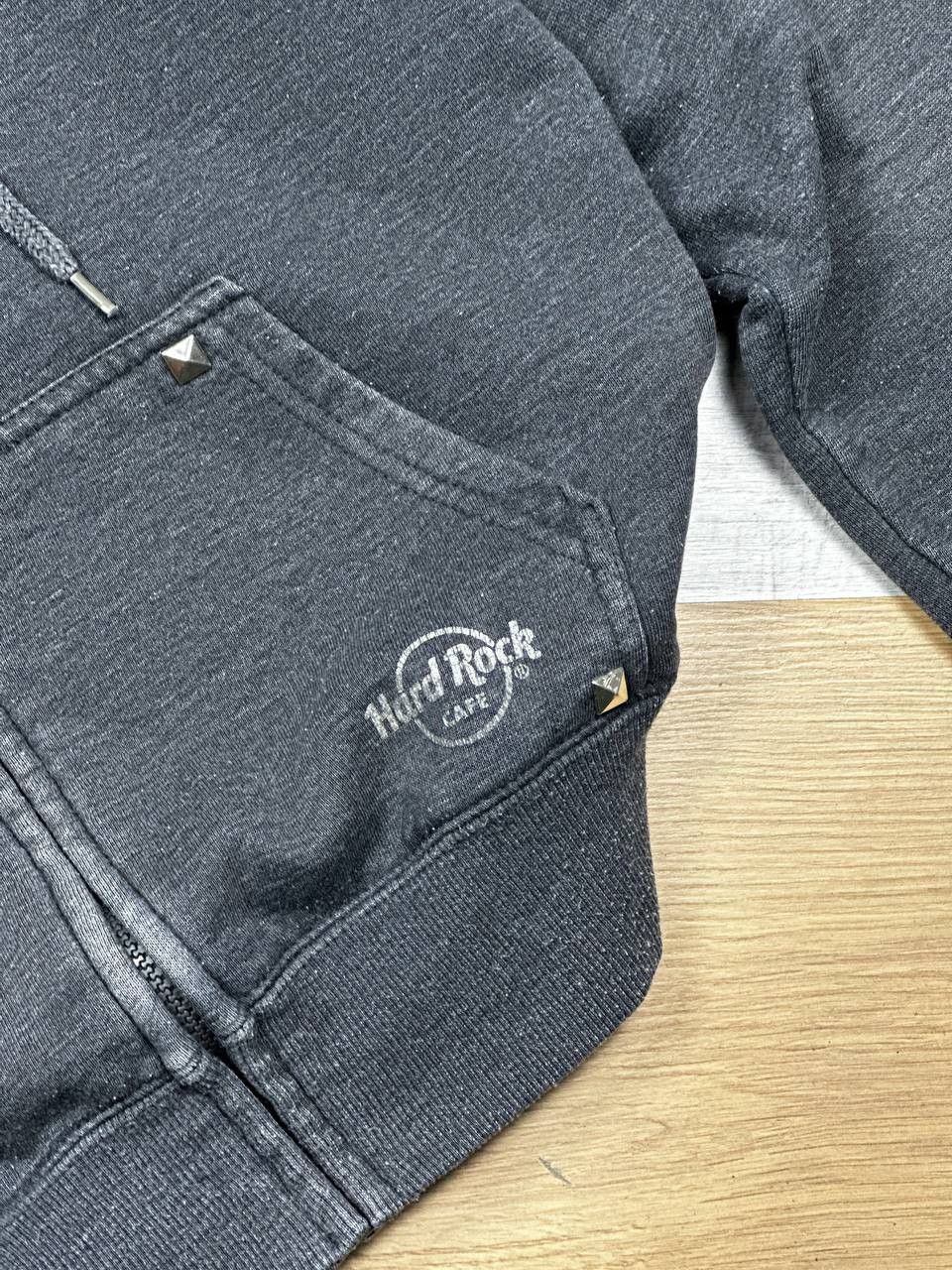 Hard Rock Cafe Vintage 90s Hard Rock Couture Y2K Fur Hoodie Size M / US 6-8 / IT 42-44 - 8 Thumbnail
