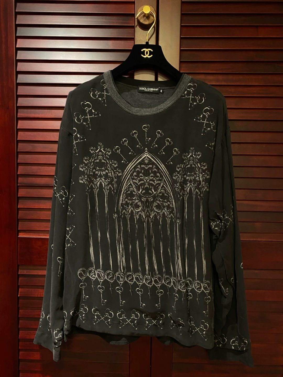 Dolce & Gabbana Dolce & Gabbana Long Sleeve T-shirt Size US S / EU 44-46 / 1 - 1 Thumbnail