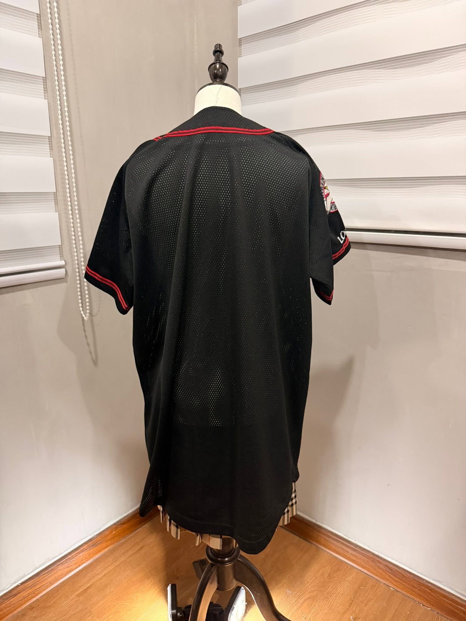 Japanese Brand Marines Chiba Lotte black baseball jerseys L 3375 Size US L / EU 52-54 / 3 - 2 Thumbnail