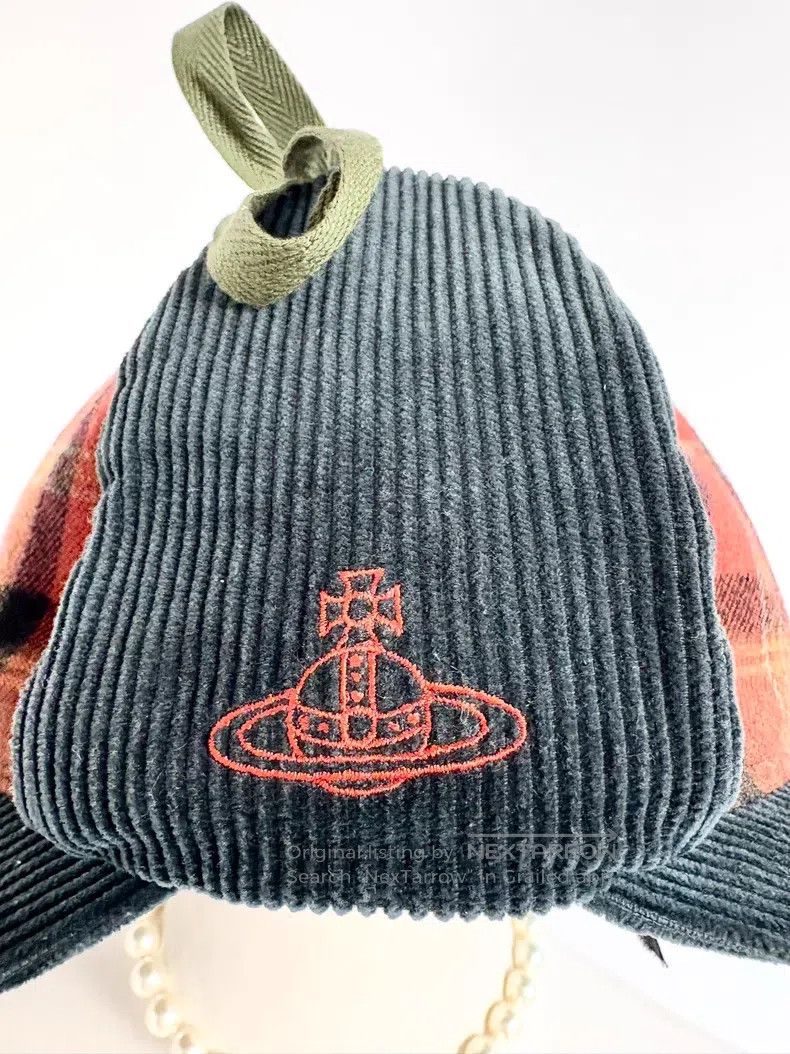 Vivienne Westwood Vivienne Westwood Saturn Double Brim Baseball Cap Detectiv Size ONE SIZE - 5 Thumbnail