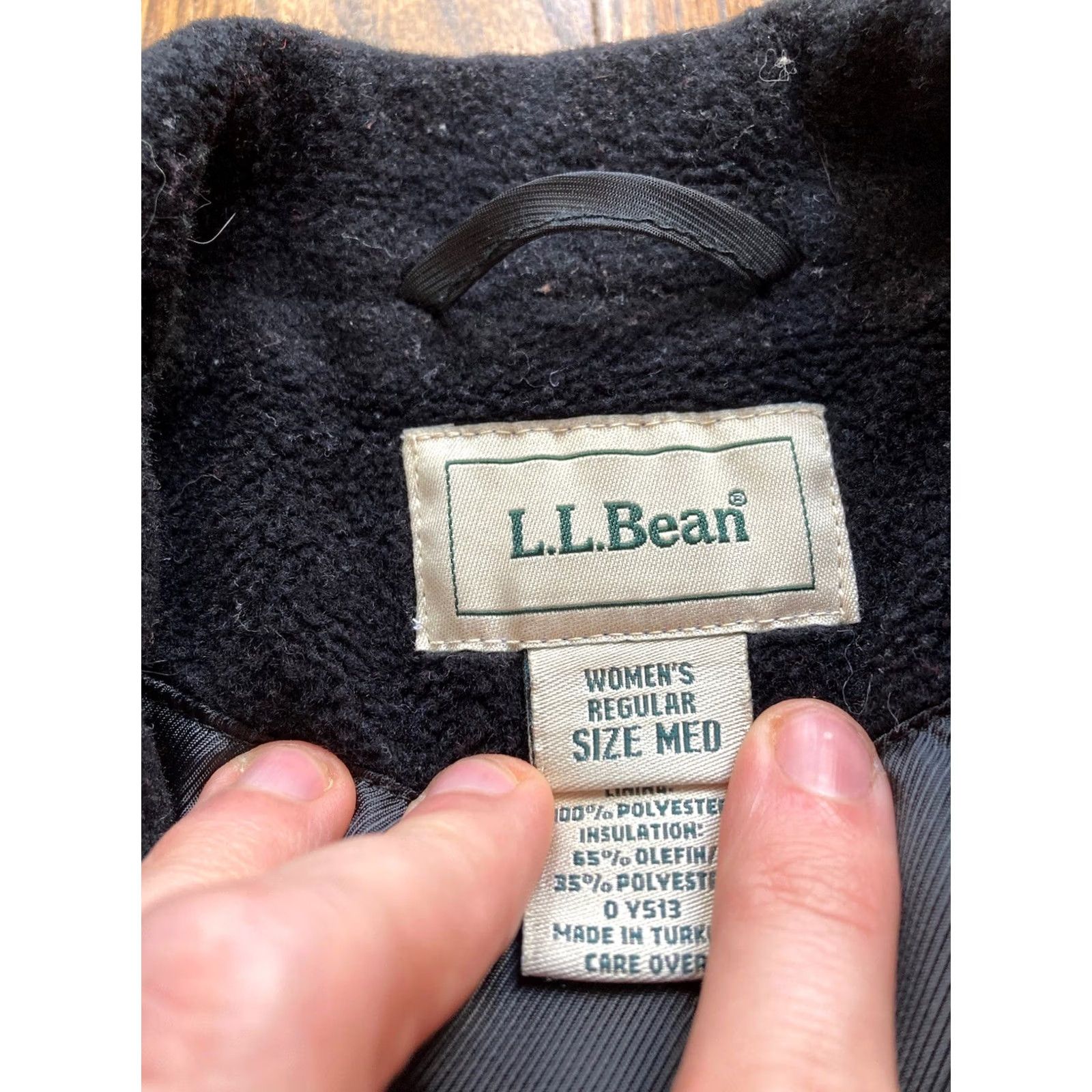 Vintage L.L. Bean Shirt Jacket Womens Wool Blend Shacket Black Button Pea Coat Outdoor M Regular Women Jacket Menus? Size M / US 6-8 / IT 42-44 - 5 Thumbnail