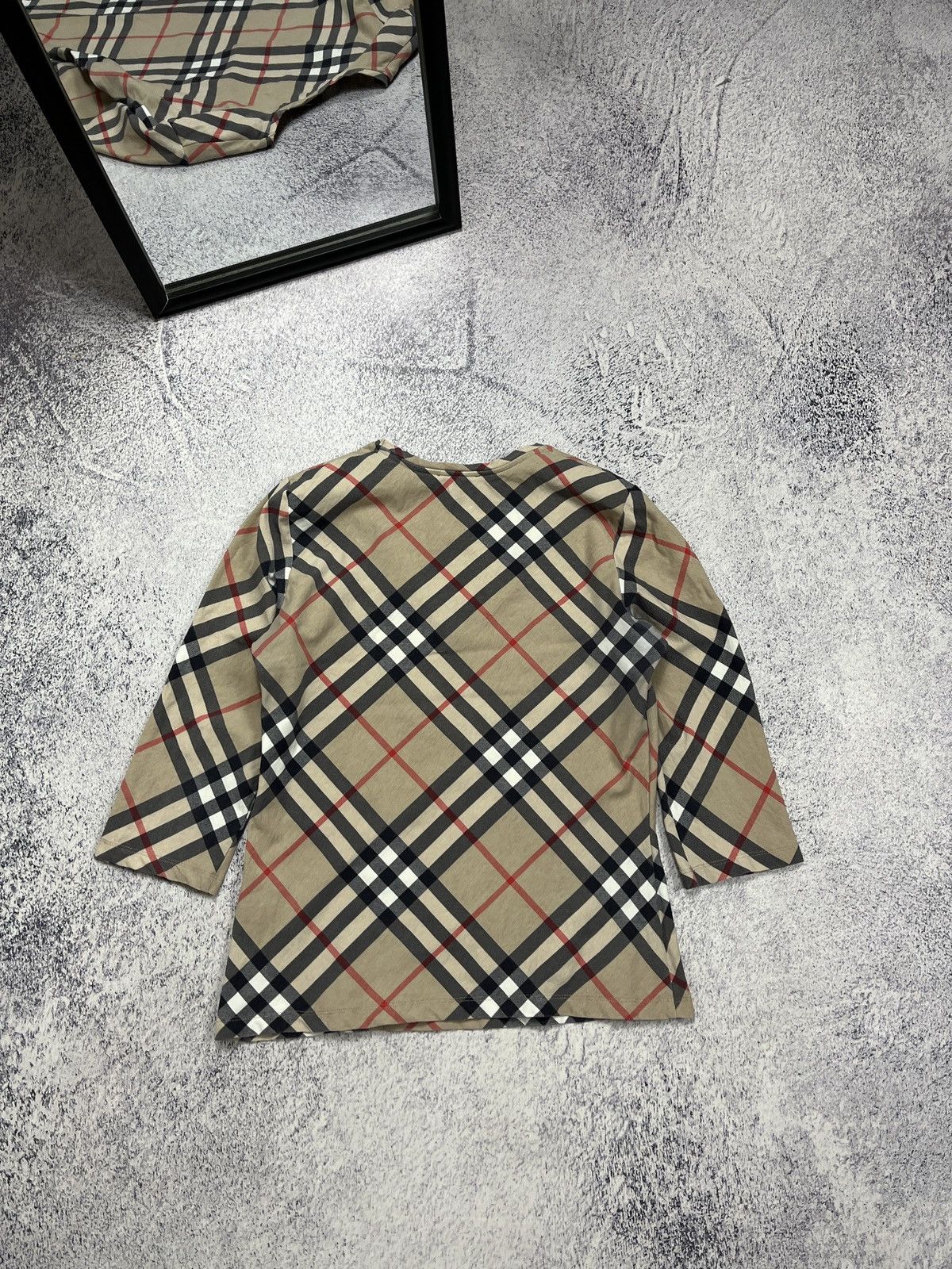 Burberry Burberry London Nova Check V Neck Long Sleeve Shirt Luxury Size XL / US 12-14 / IT 48-50 - 10 Thumbnail